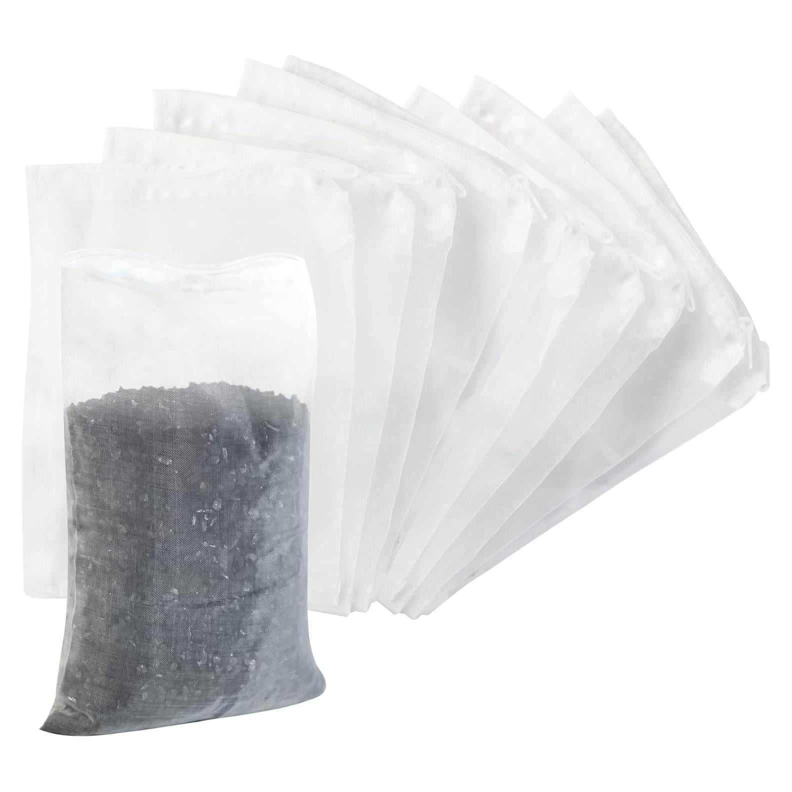 Bolsa de Filtro de Acuario FUNLAVIE 10 Pcs Malla Fina 15x20cm