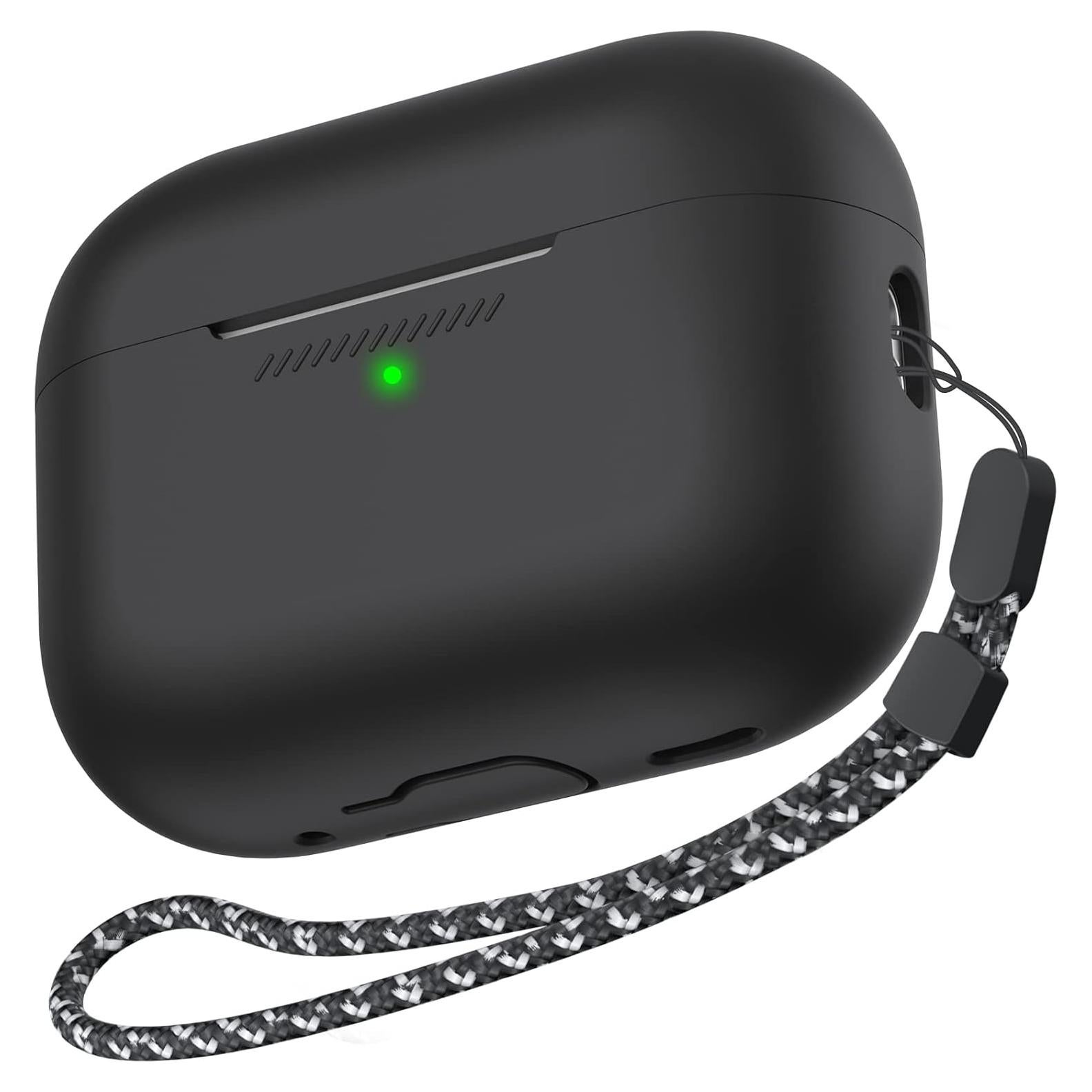 Funda de Silicona AHASTYLE para AirPods Pro 2 - Negro