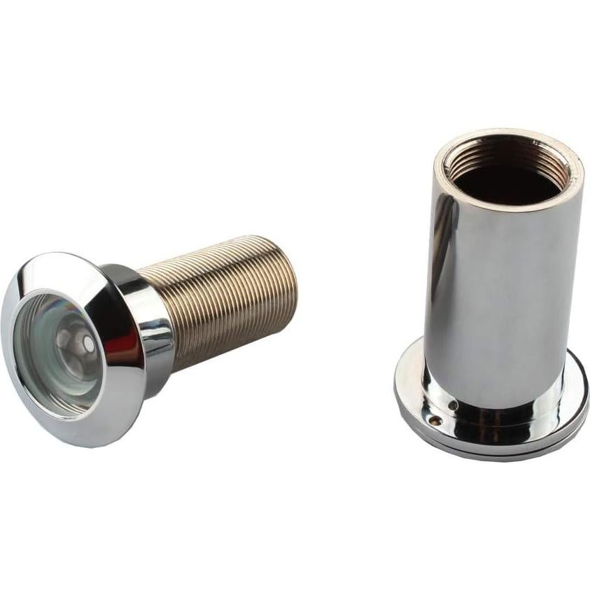 Mirador de Puerta de Seguridad MuLuo 220 Grados Cromo 28mm