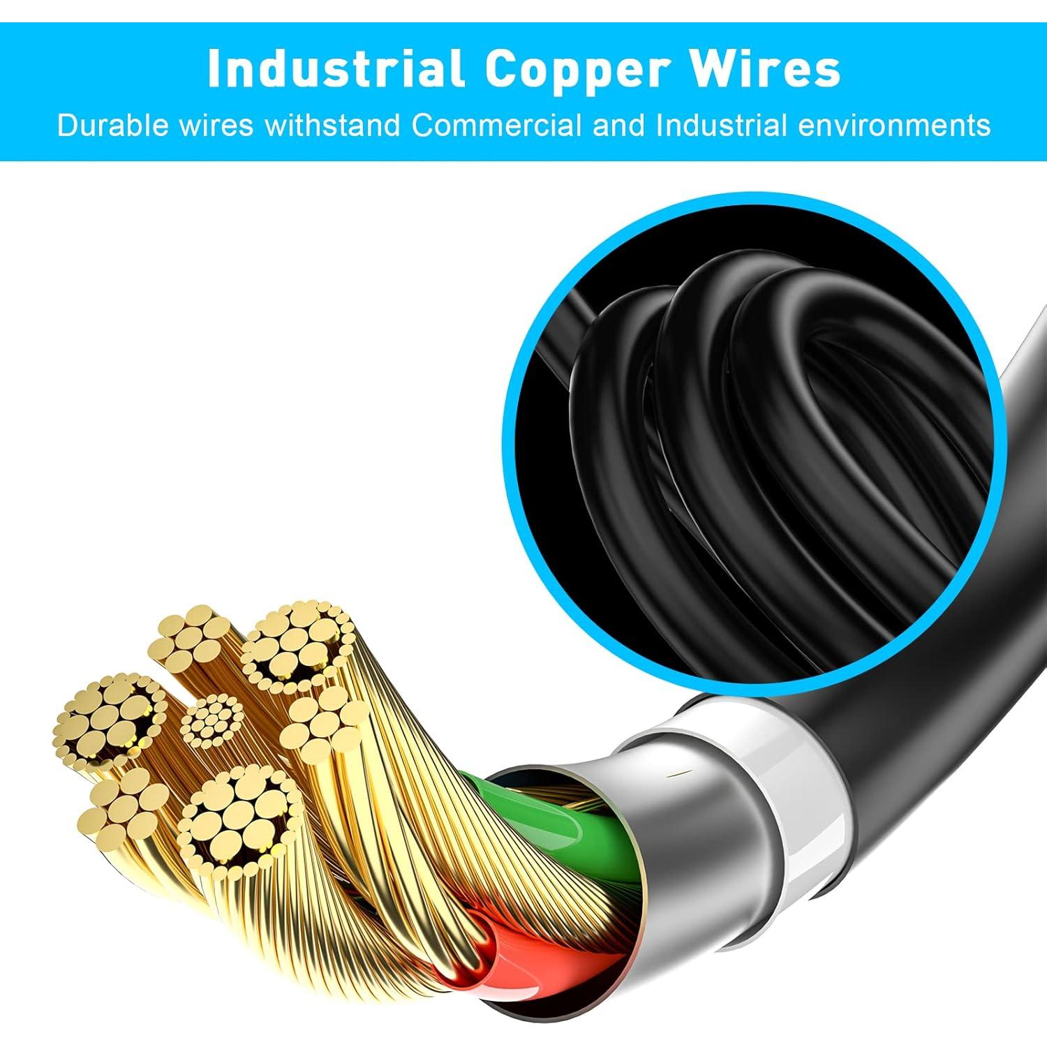 Regleta de Poder Metálica Berigtta M08AC-WIDE 8 Salidas 1.83m