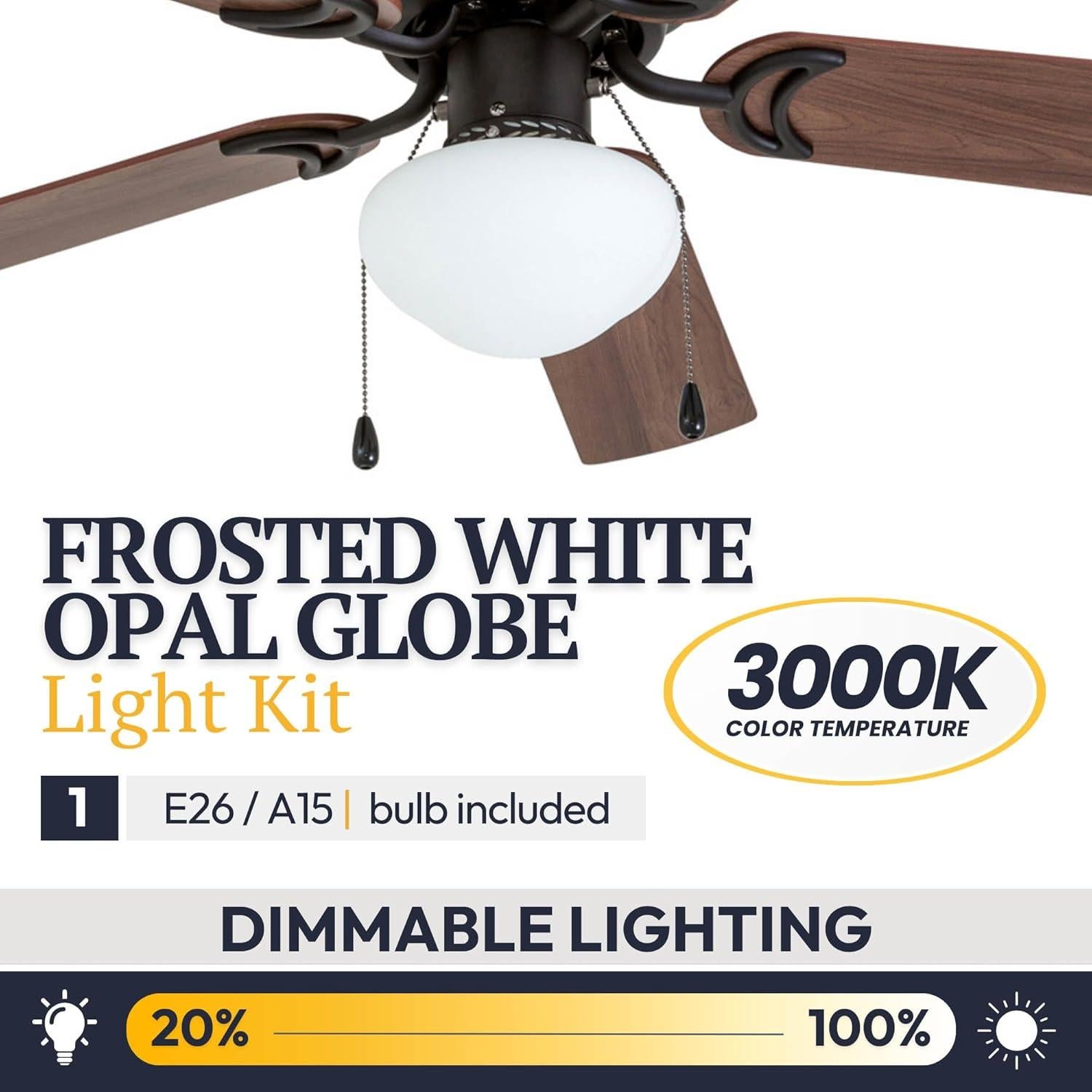 Ventilador de Techo Prominence Home Alvina 106.68 cm con Luz LED