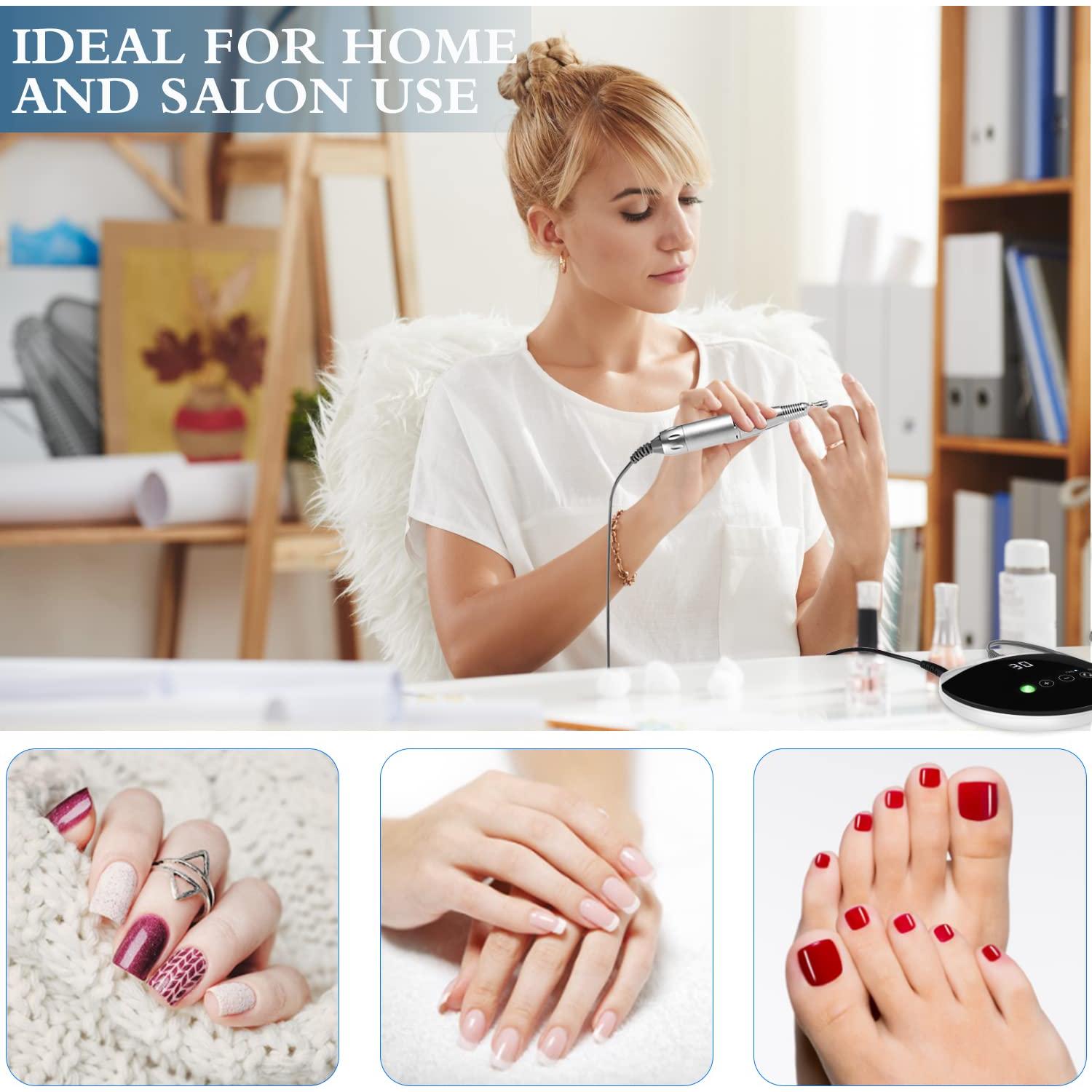 Taladro Eléctrico de Uñas ENGERWALL 35000 RPM Profesional