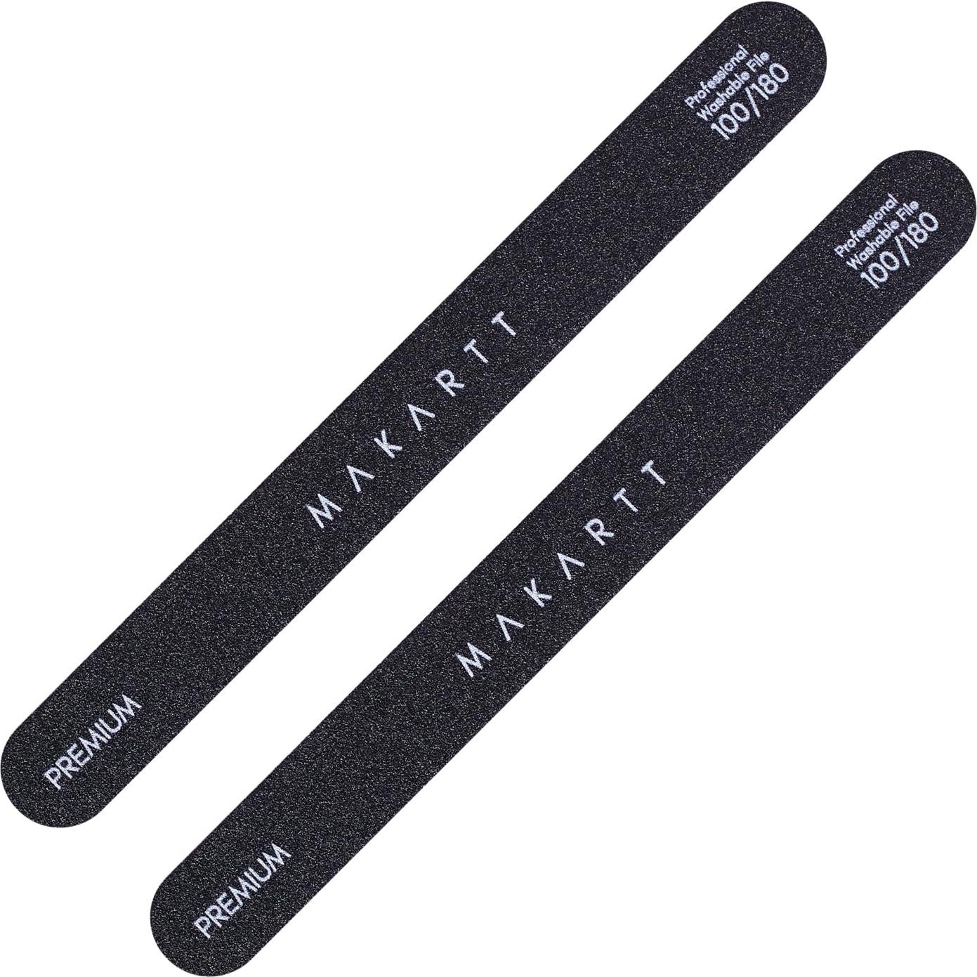 Limas de Uñas Makartt 2pcs 100/180 Granos Doble Cara