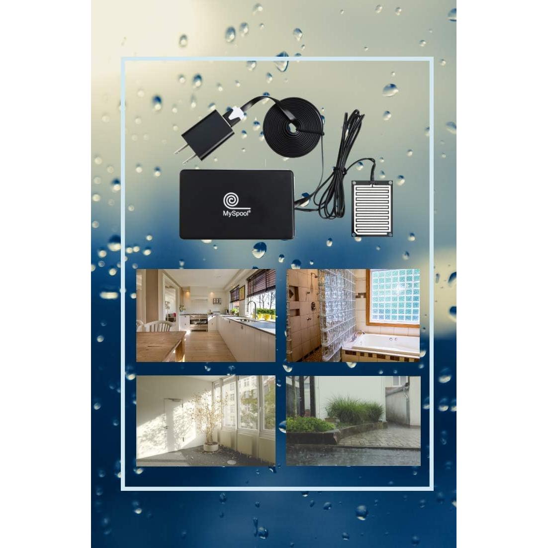 Detector de Agua MySpool AST01 con Notificaciones WiFi