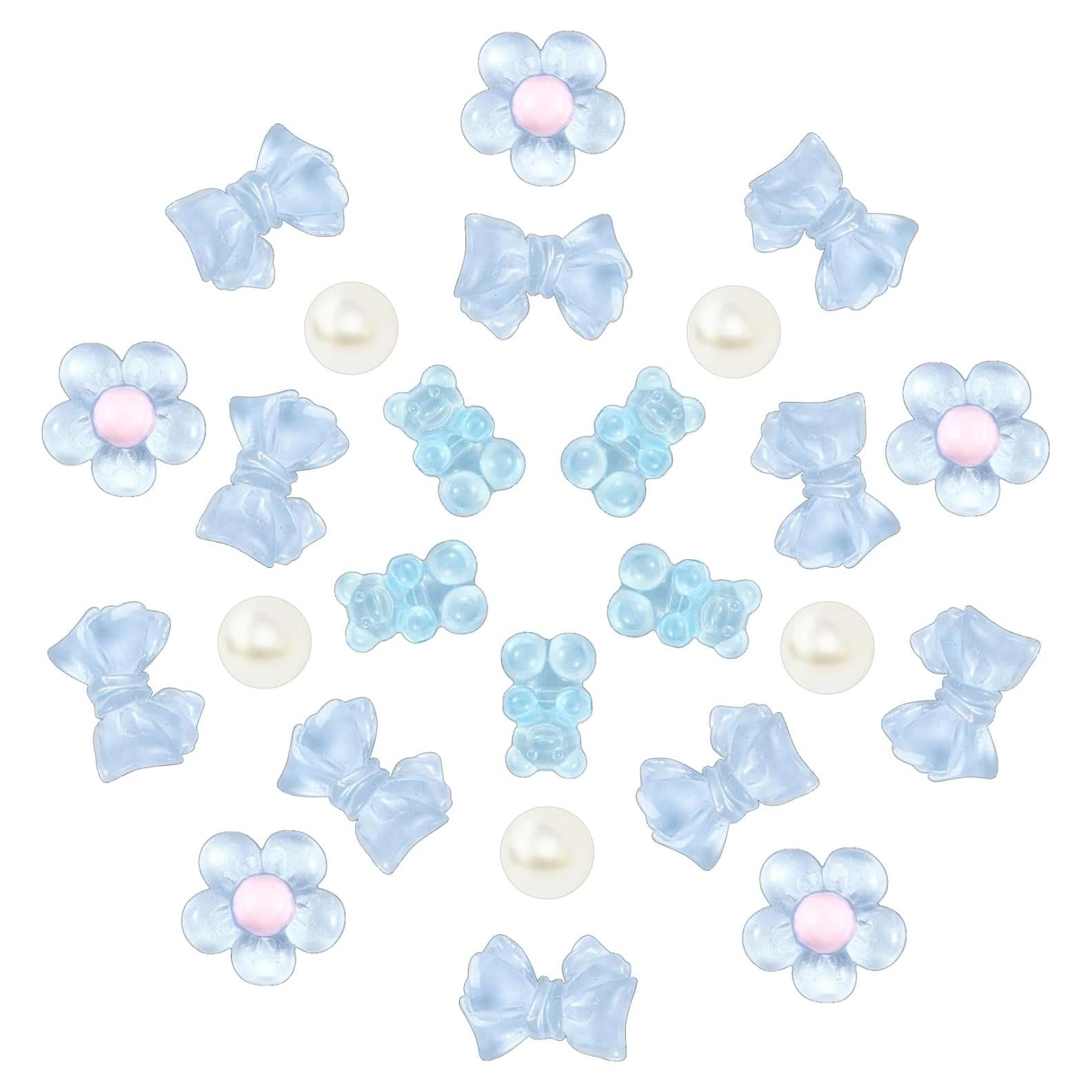 Encantos de Zapatos HUSSIN para Niñas - 25 Piezas DIY con Lazos y Flores