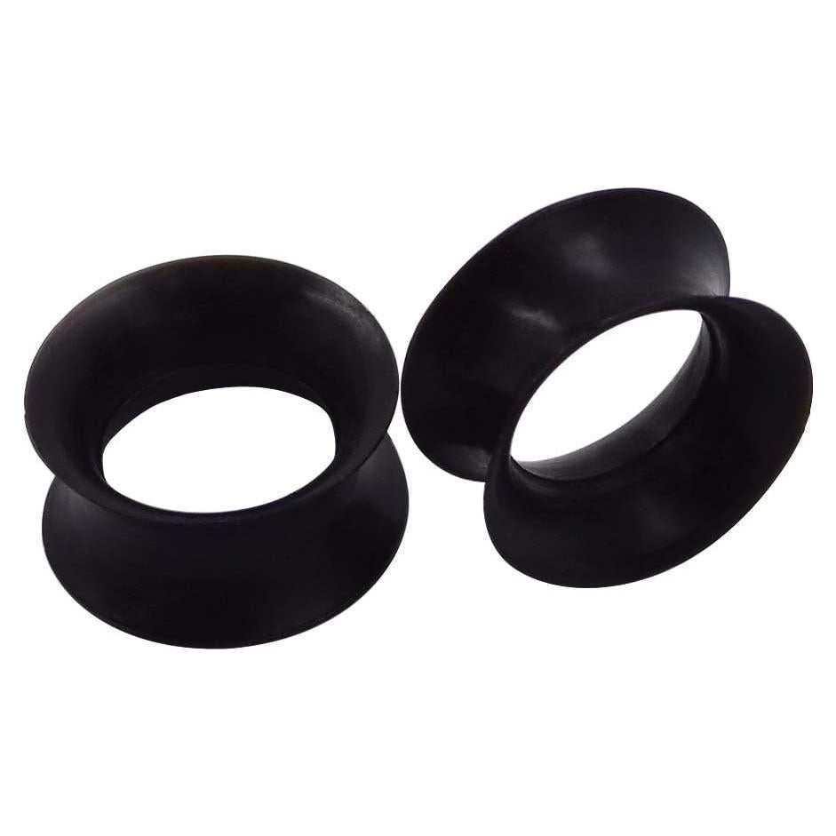 Tapones de Oreja de Silicona Stuppendux 2G-1" (6-25mm) Negro