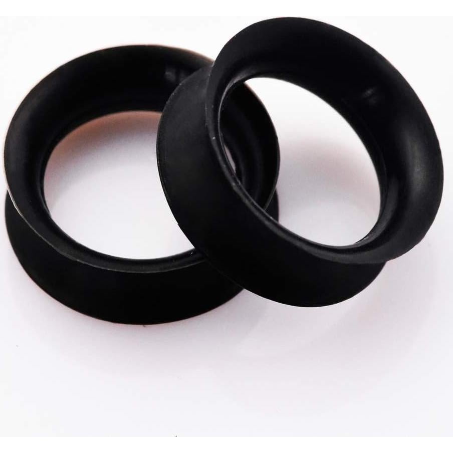 Tapones de Oreja de Silicona Stuppendux 2G-1" (6-25mm) Negro