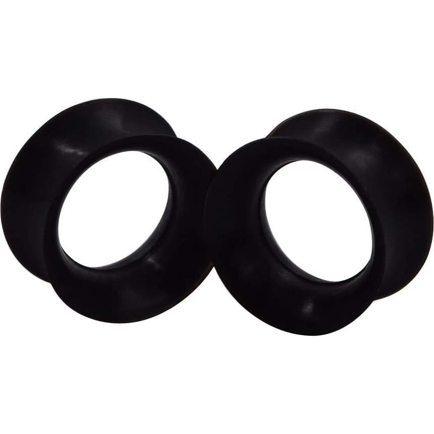 Tapones de Oreja de Silicona Stuppendux 2G-1" (6-25mm) Negro