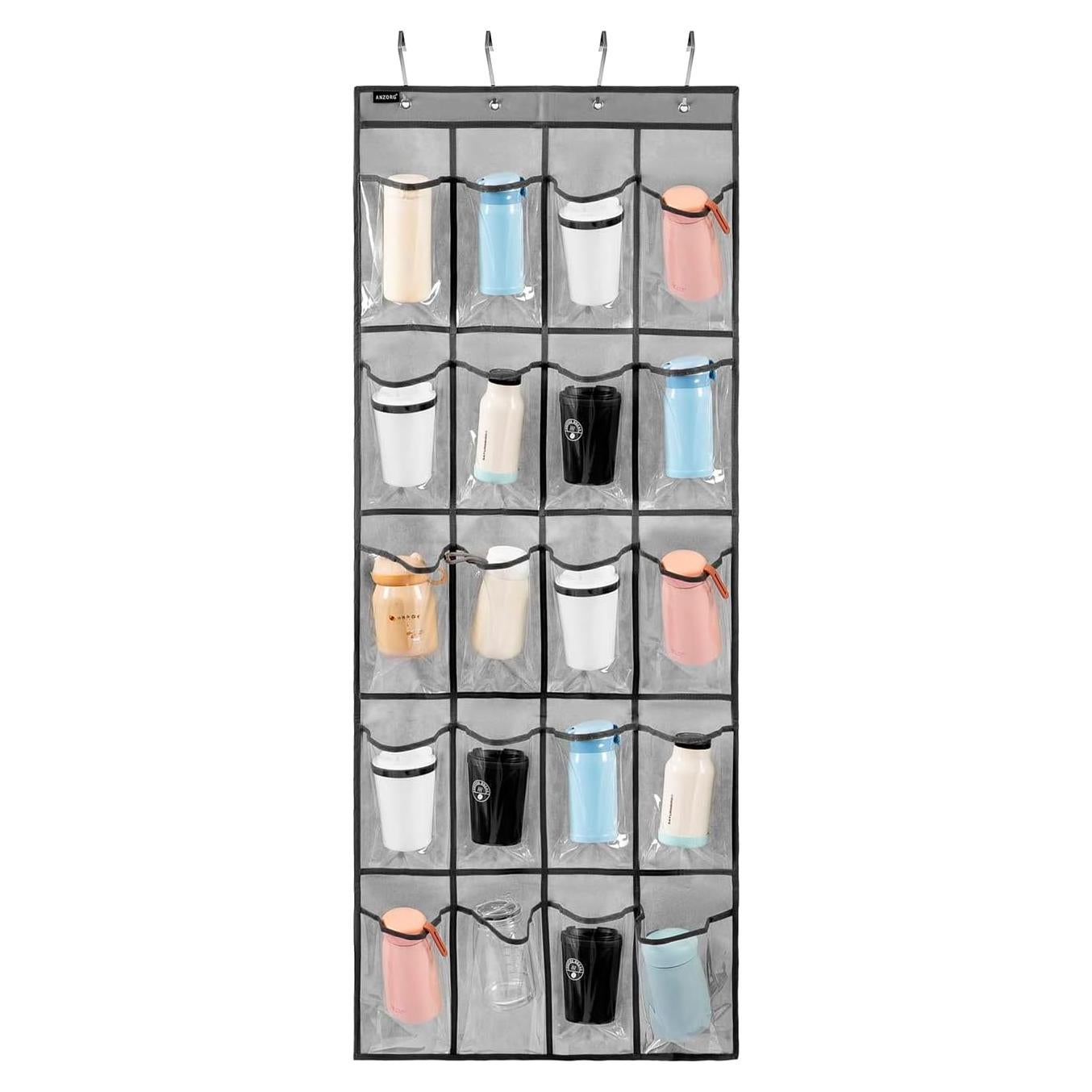 Organizador Colgante de Botellas ANZORG con 20 Bolsillos PVC