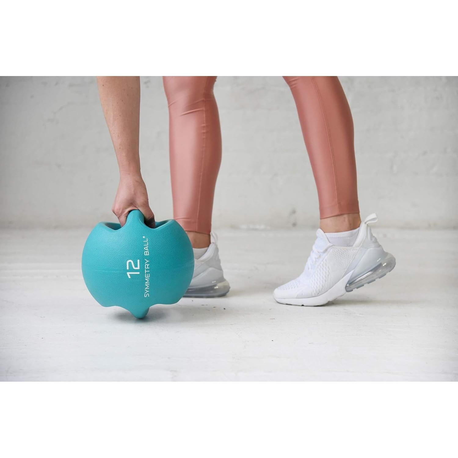 Bola de Medicina Cuerpo Inteligente 8.16 kg Doble Mango Azul