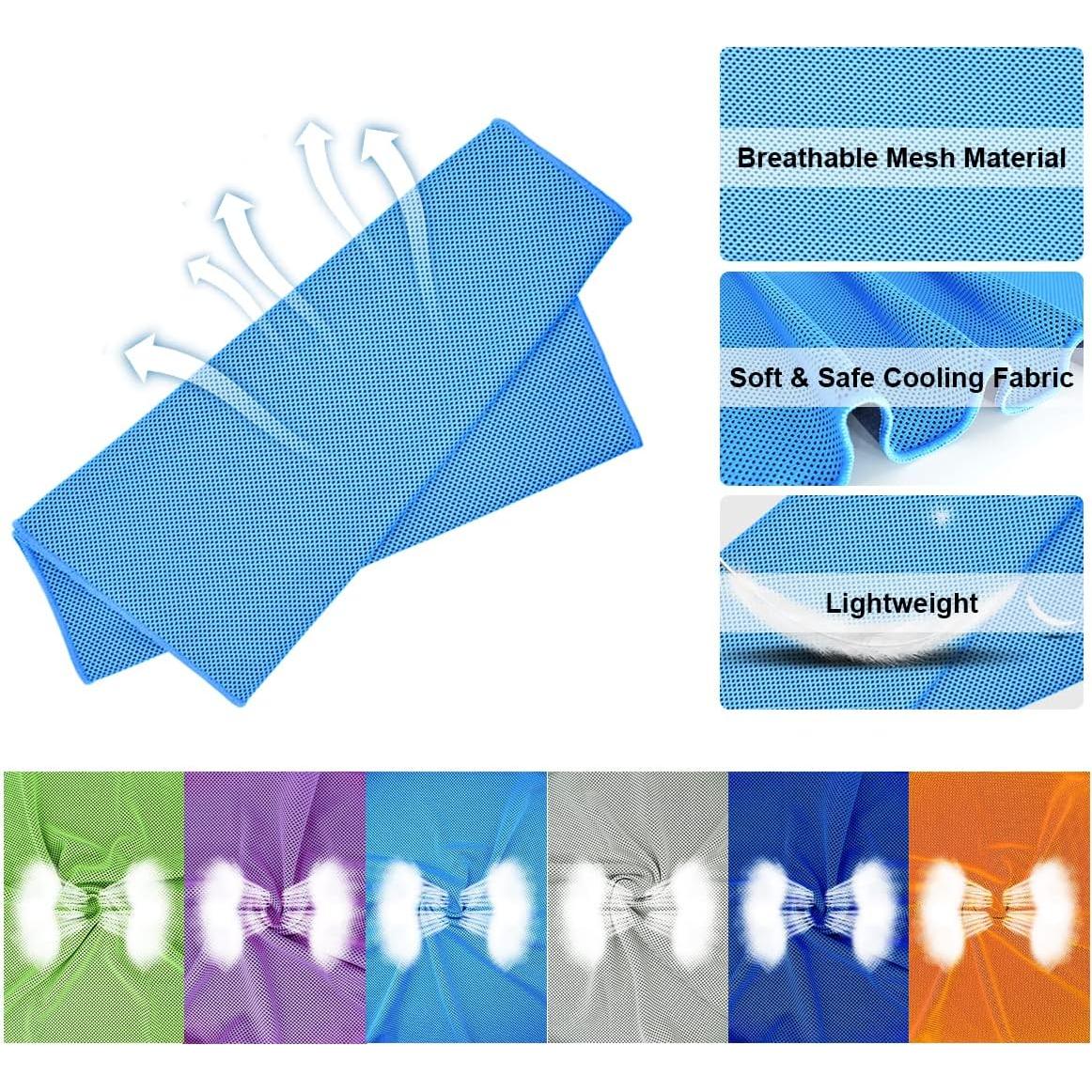 Toalla Enfriadora Vofler 6 Paquete Microfibra 101.6x30.5cm