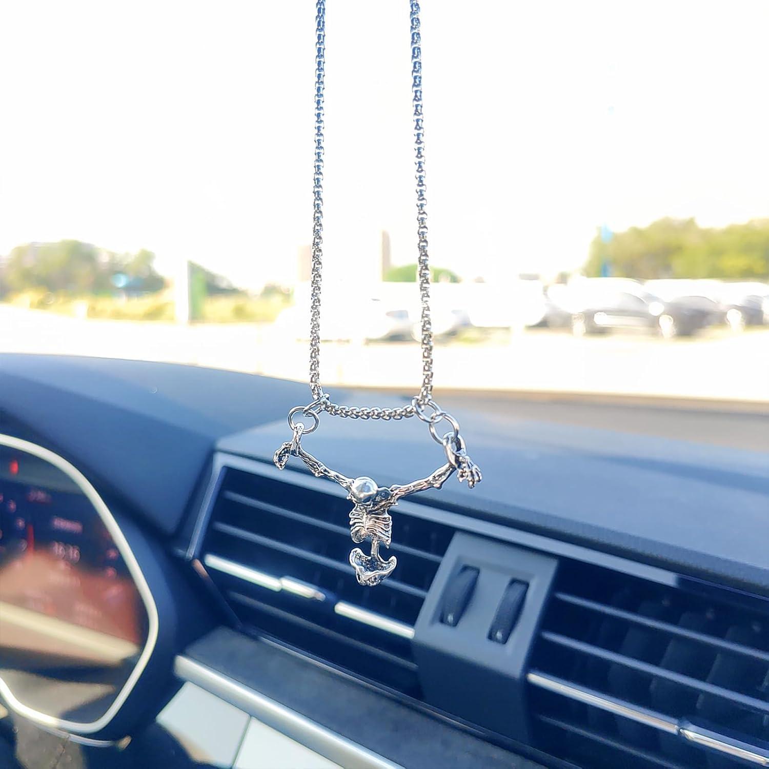 Adorno Colgante Calavera Motaney para Espejo Retrovisor