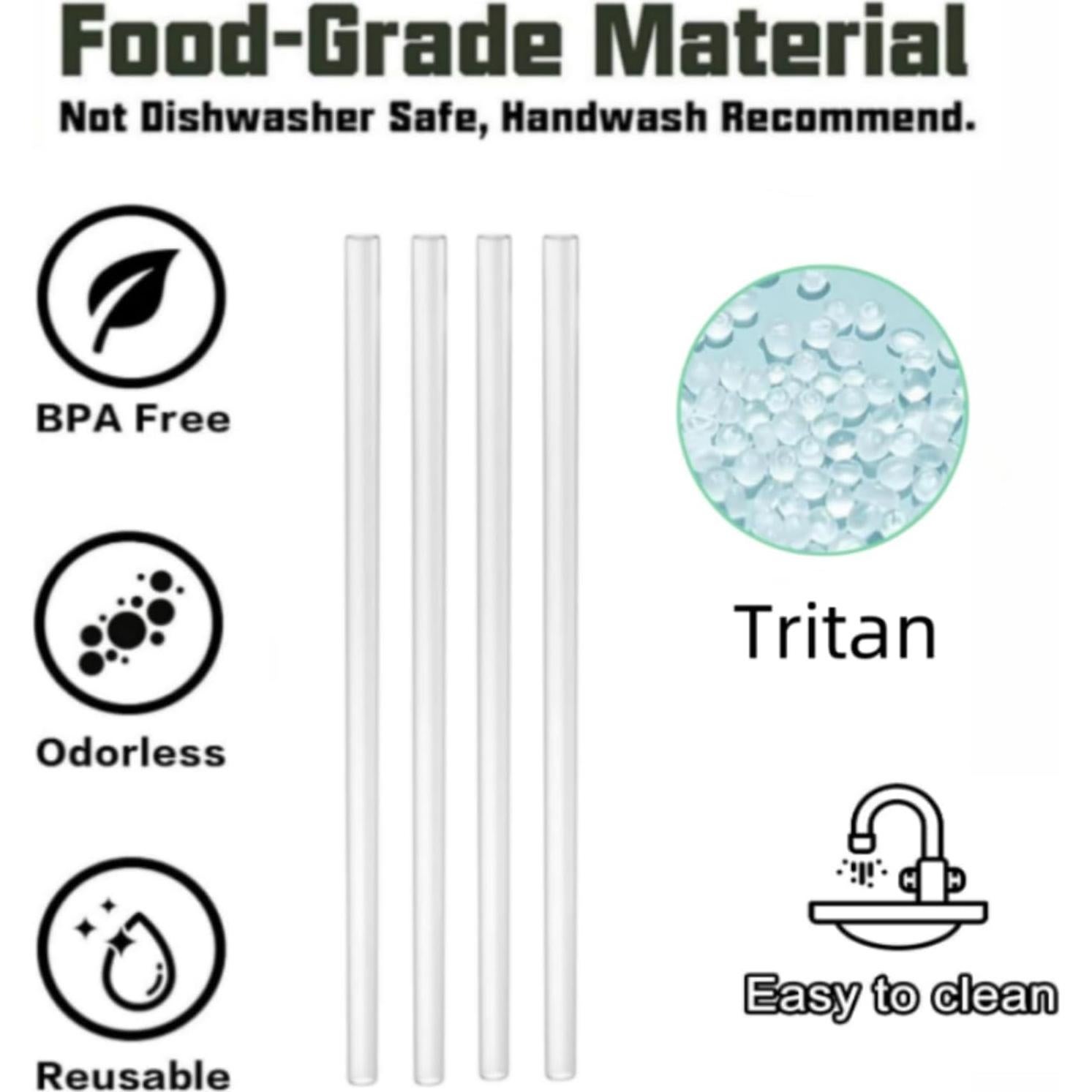 Popotes Reutilizables GL-Auking para Taza Stanley 16oz