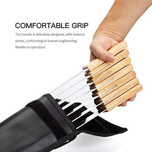 Pinchos de Kabob Goutime 60 cm Acero Inoxidable Set de 7