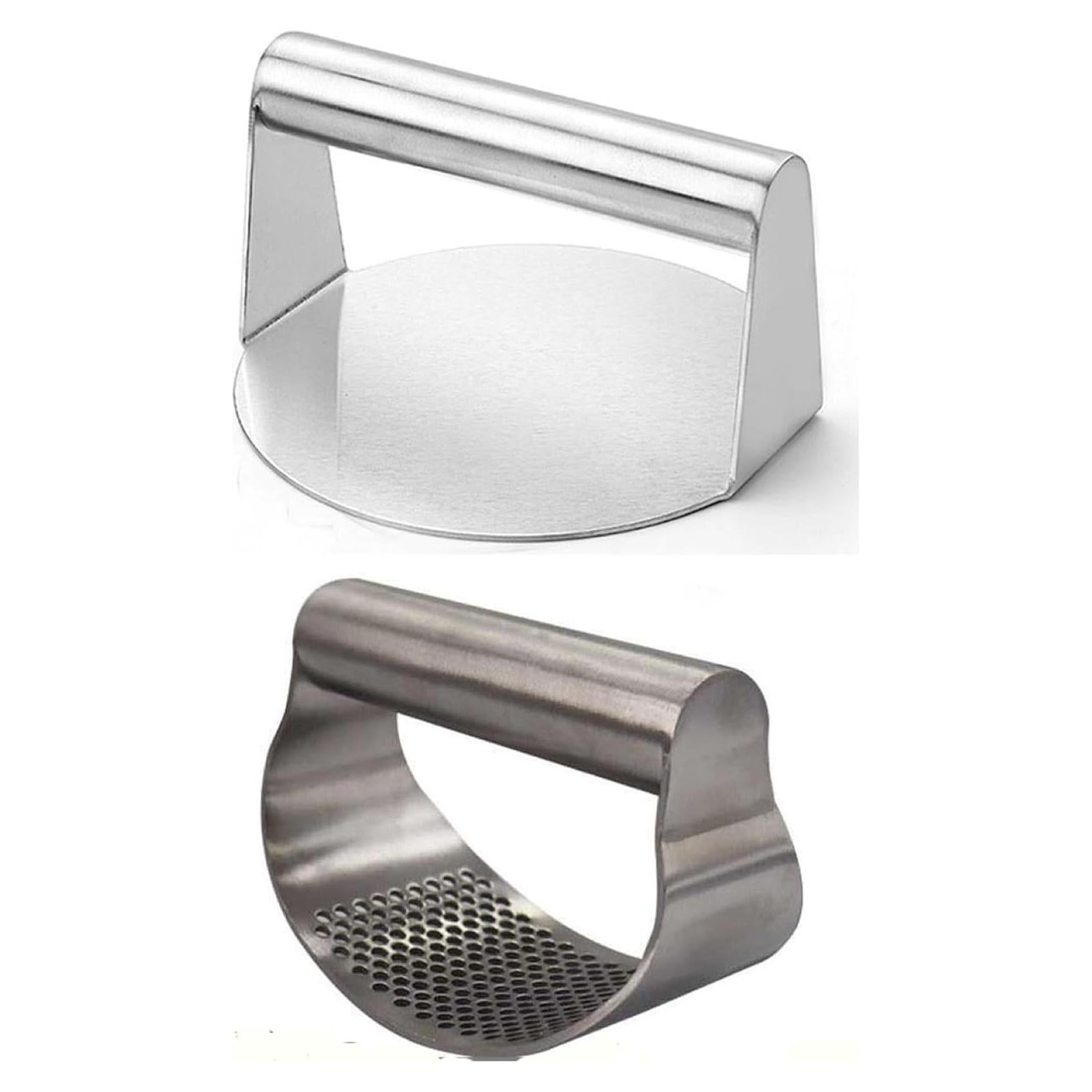 Juego de 2 Prensas de Hamburguesa y Ajo UNI-RHYTHM 14cm