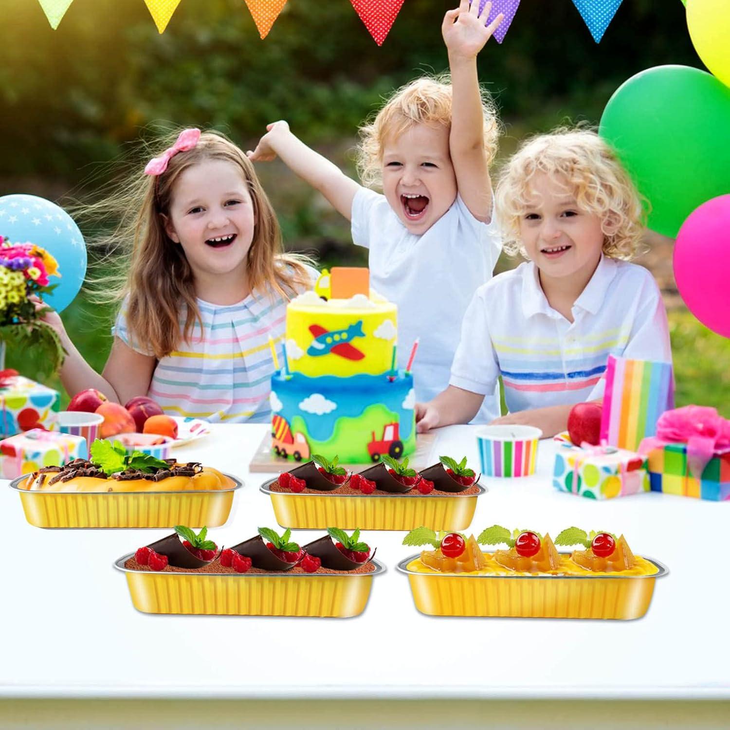 Moldes para Pasteles Mini JOYKLE con Tapas - Paquete de 50