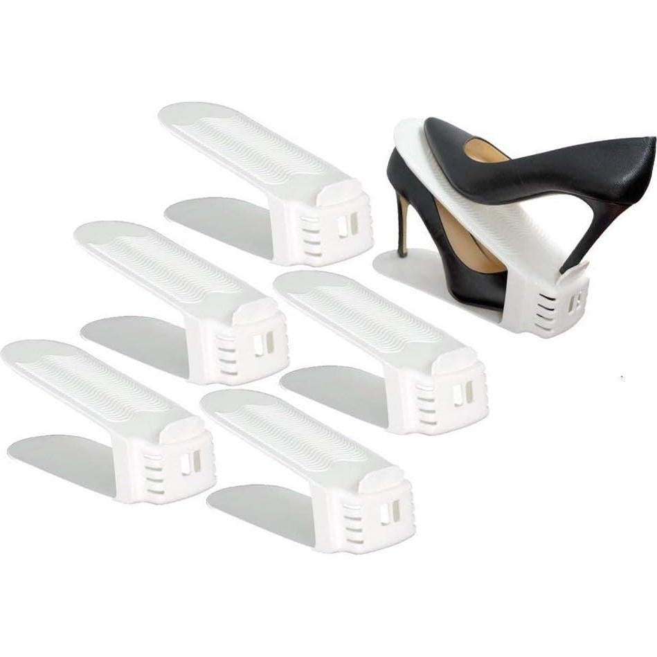 Unidades de Almacenamiento Shoe Slotz Marfil - Paquete de 10