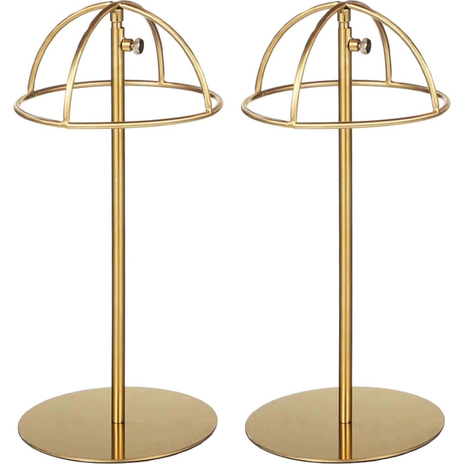 Soportes Ajustables para Sombreros OMISTAR 2 PCS Acero Inoxidable Dorado