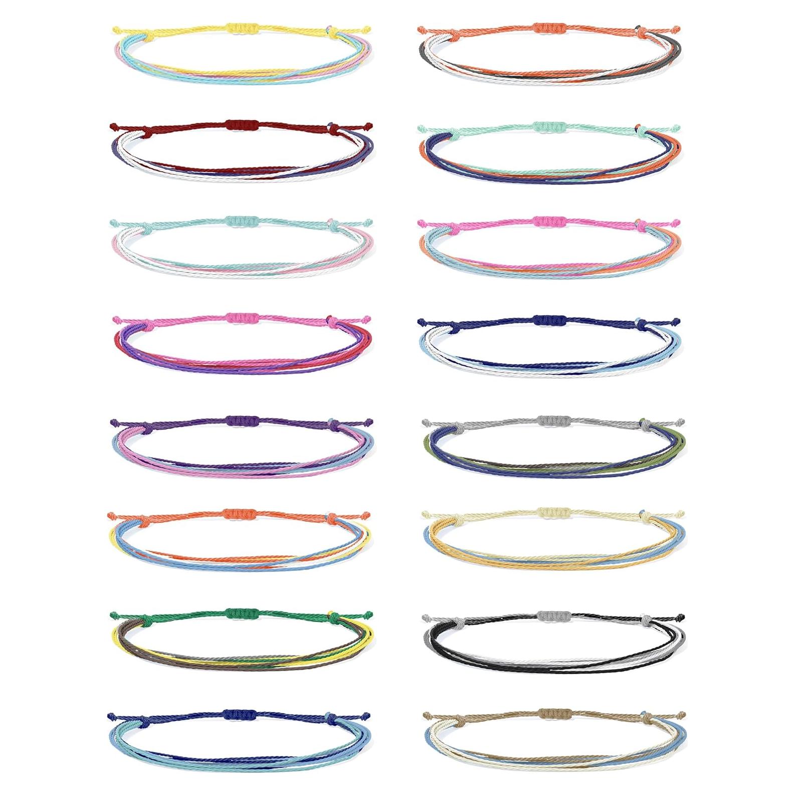 Pulseras de Cuerda Surferas para Mujeres - Long Tiantian - Ajustables