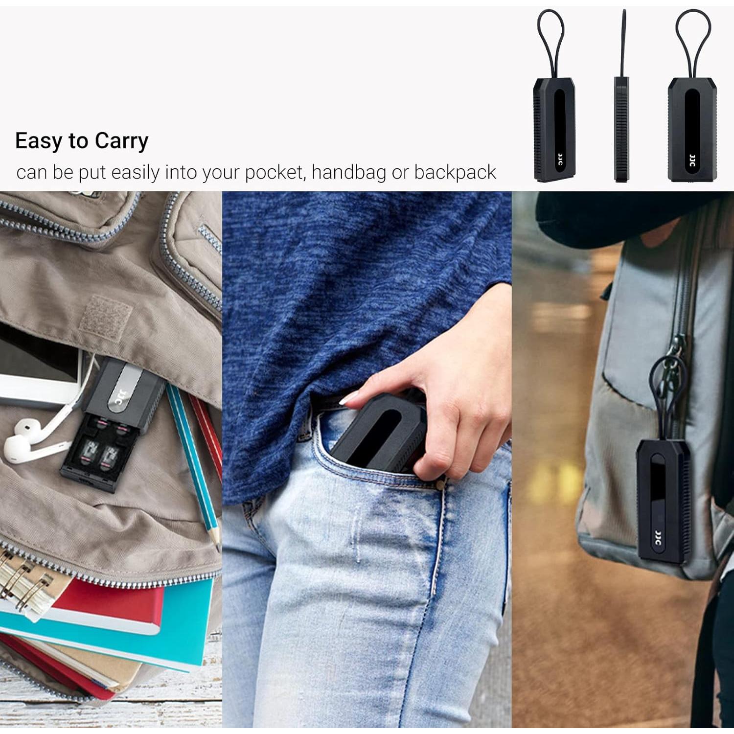 Estuche Organizador de Tarjetas de Memoria JJC 18 Slots