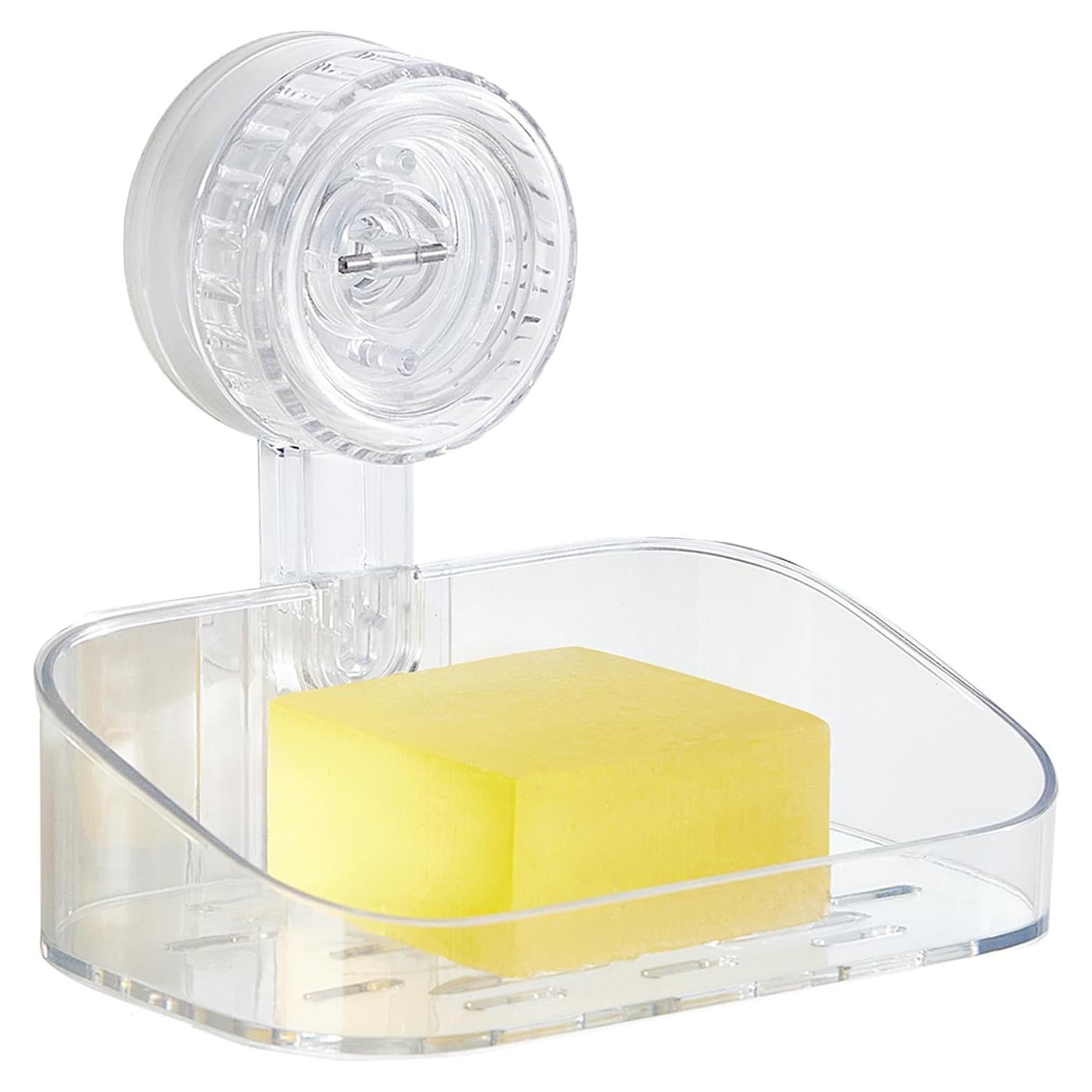 Soporte de Jabón DEEIF Transparente para Ducha con Ventosa