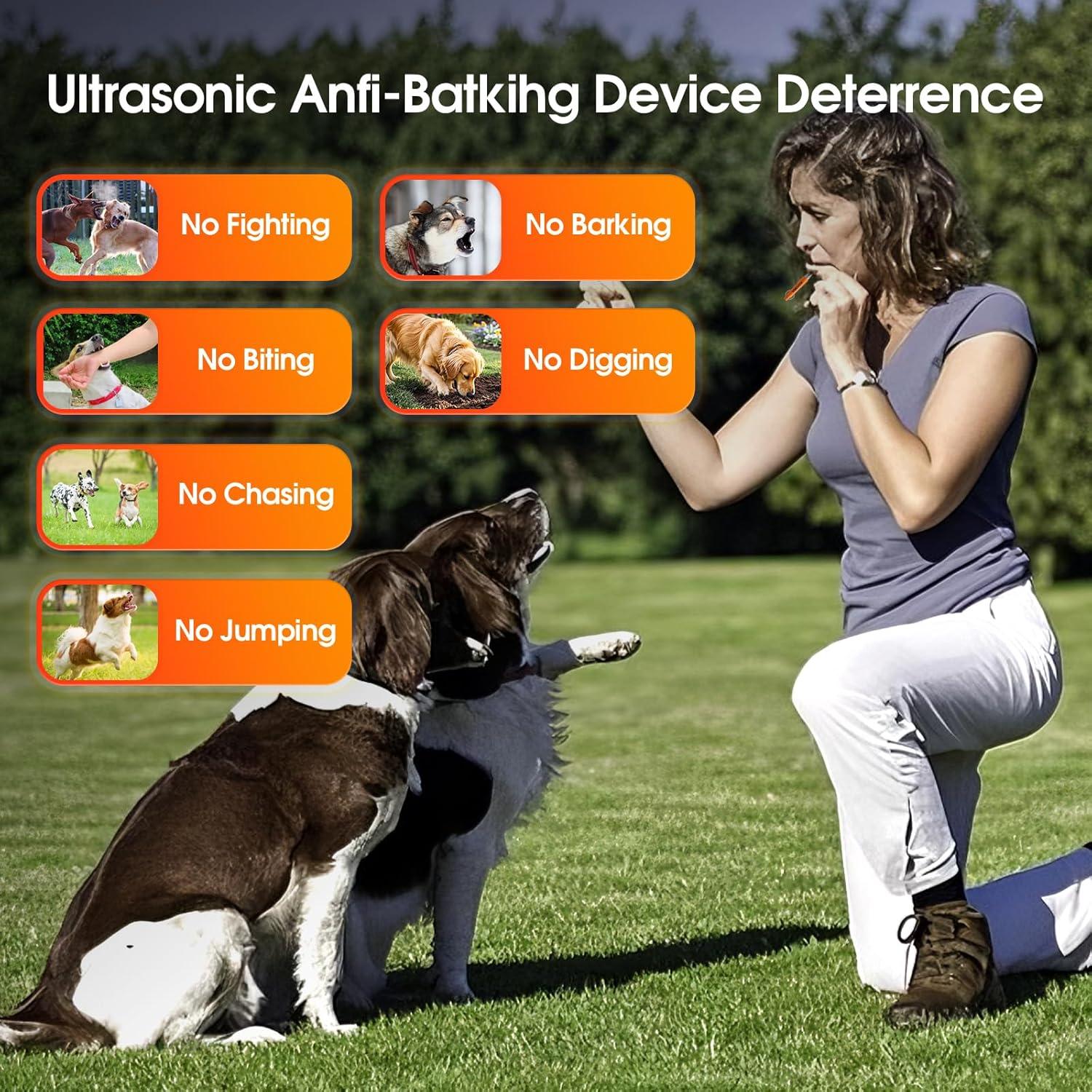 Silbato para Perros KIVORA 4 Pack Ultrasonido Ajustable