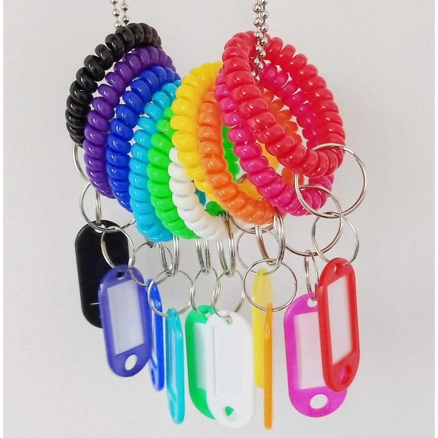 Etiquetas de Llave HoAoOo con Llavero de Muñeca - 10 Colores