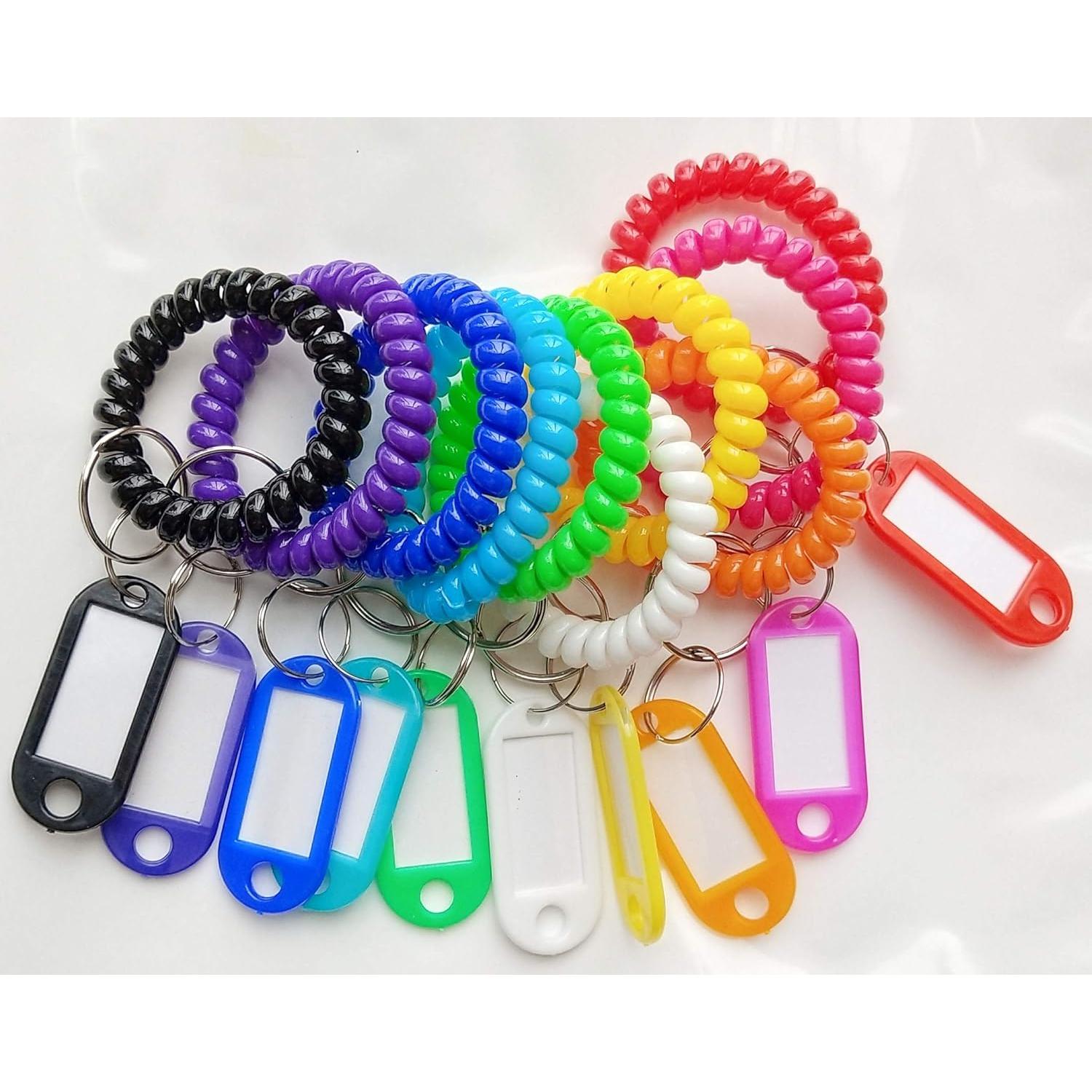 Etiquetas de Llave HoAoOo con Llavero de Muñeca - 10 Colores