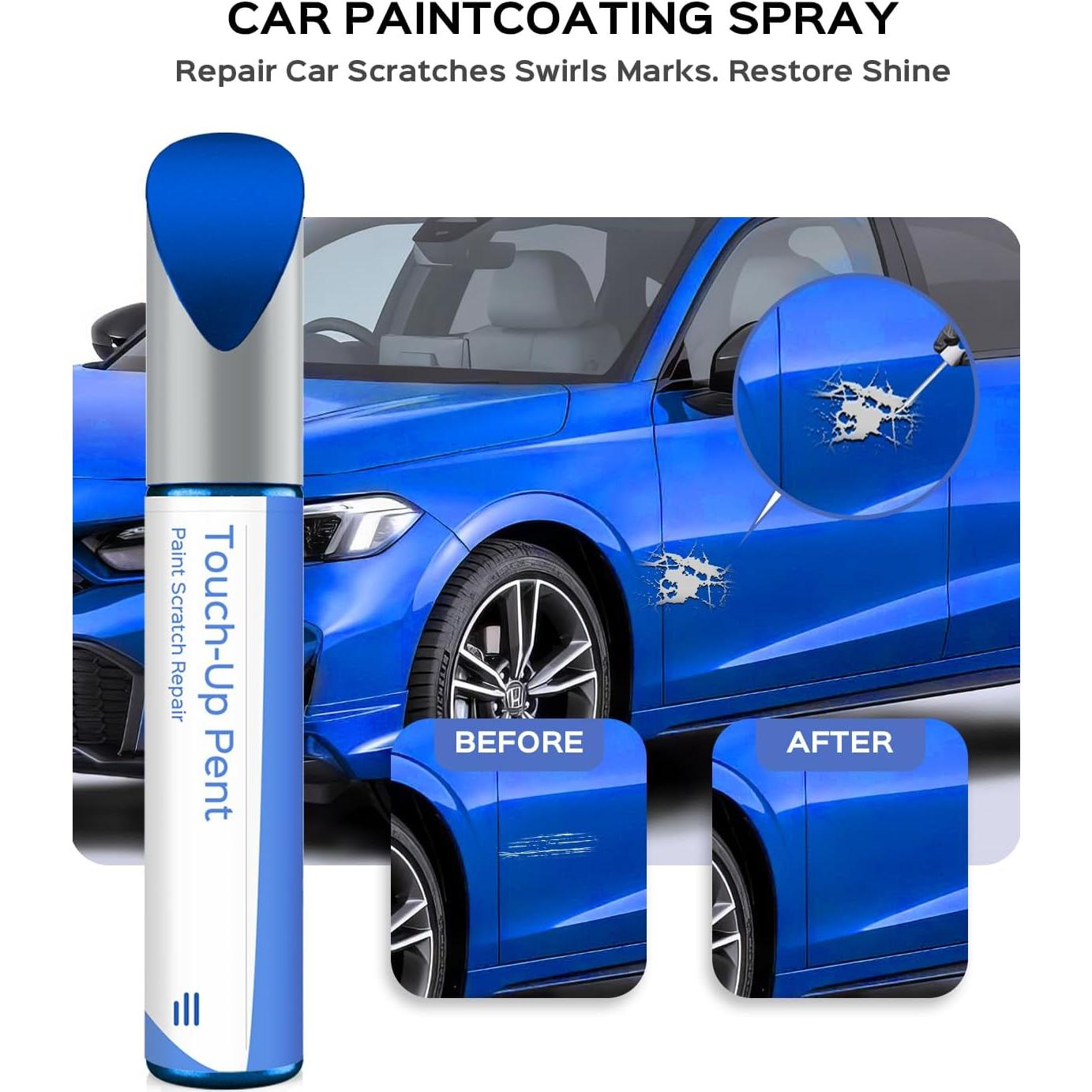 Pintura de Retocar PARTS4EV B-593M Azul Metálico 0.41 Fl Oz