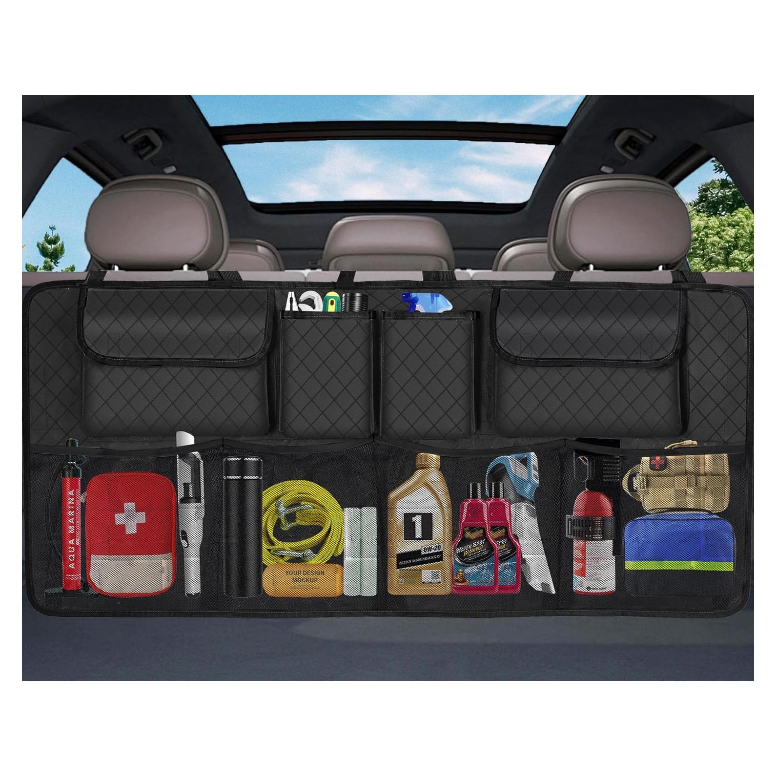 Organizador de Maletero de Coche NEWFOM Plegable 8 Compartimentos