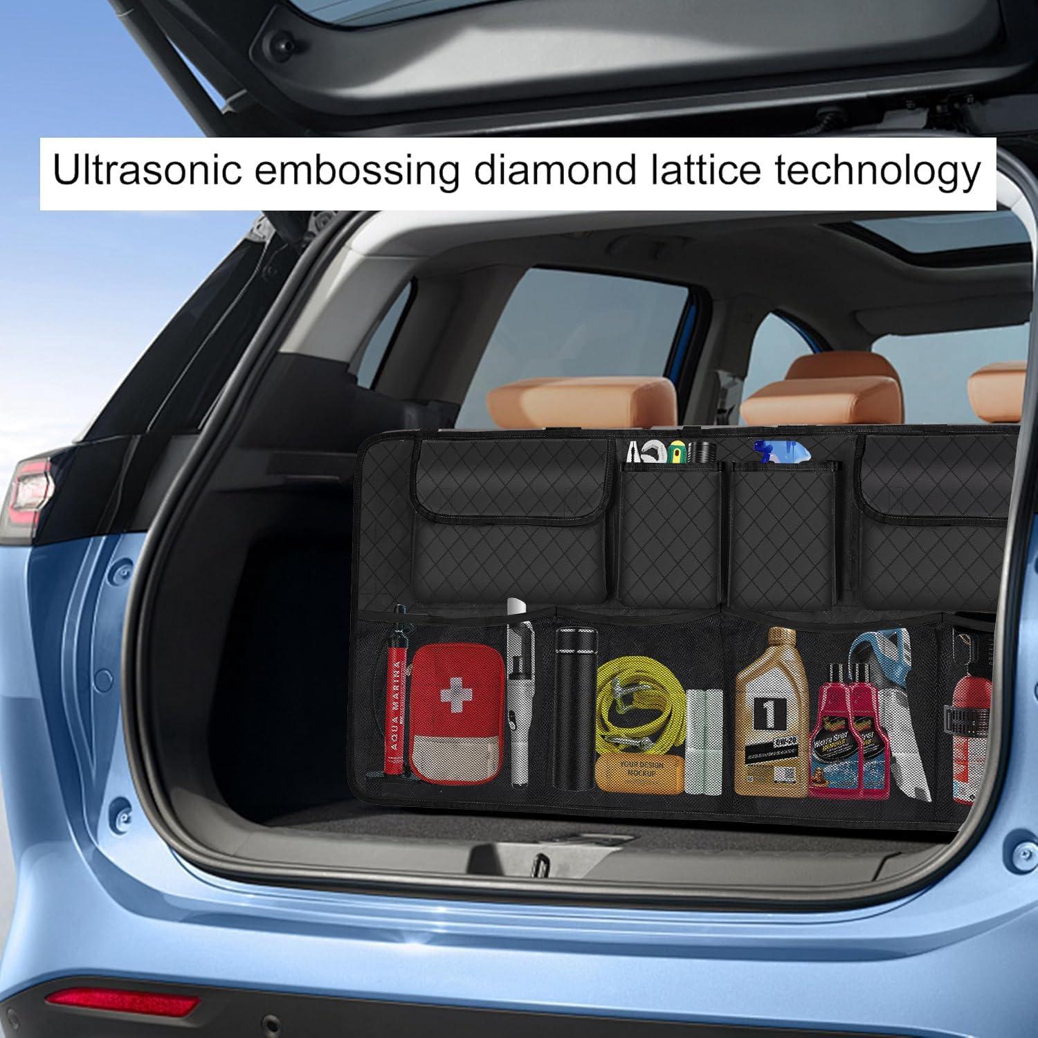 Organizador de Maletero de Coche NEWFOM Plegable 8 Compartimentos