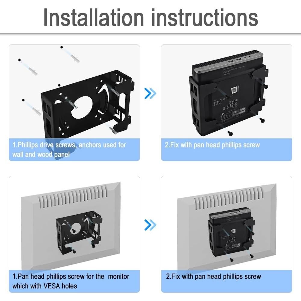 Soporte Metálico IFCASE para HP EliteDesk y ProDesk Mini PC