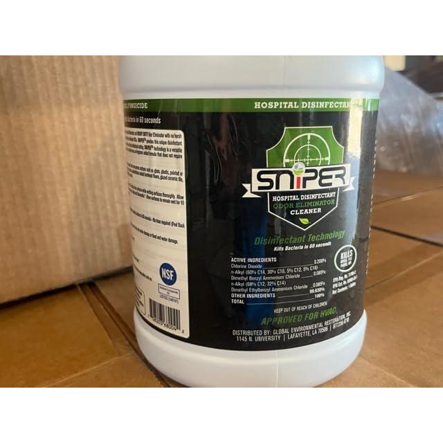 Desinfectante Multiusos SNiPER 3.63 kg, Eliminador de Olores