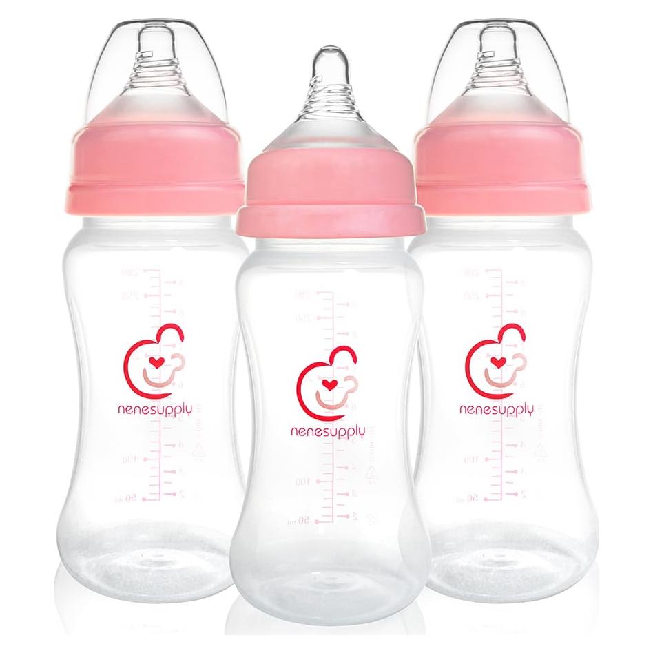 Botellas Nenesupply 9oz Anticólico para Bebés 0+ meses
