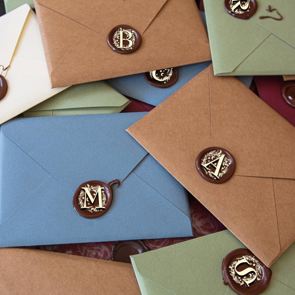 Kit de Sello de Cera STAMPMASTER Letra S 3D con Patrón Misterioso