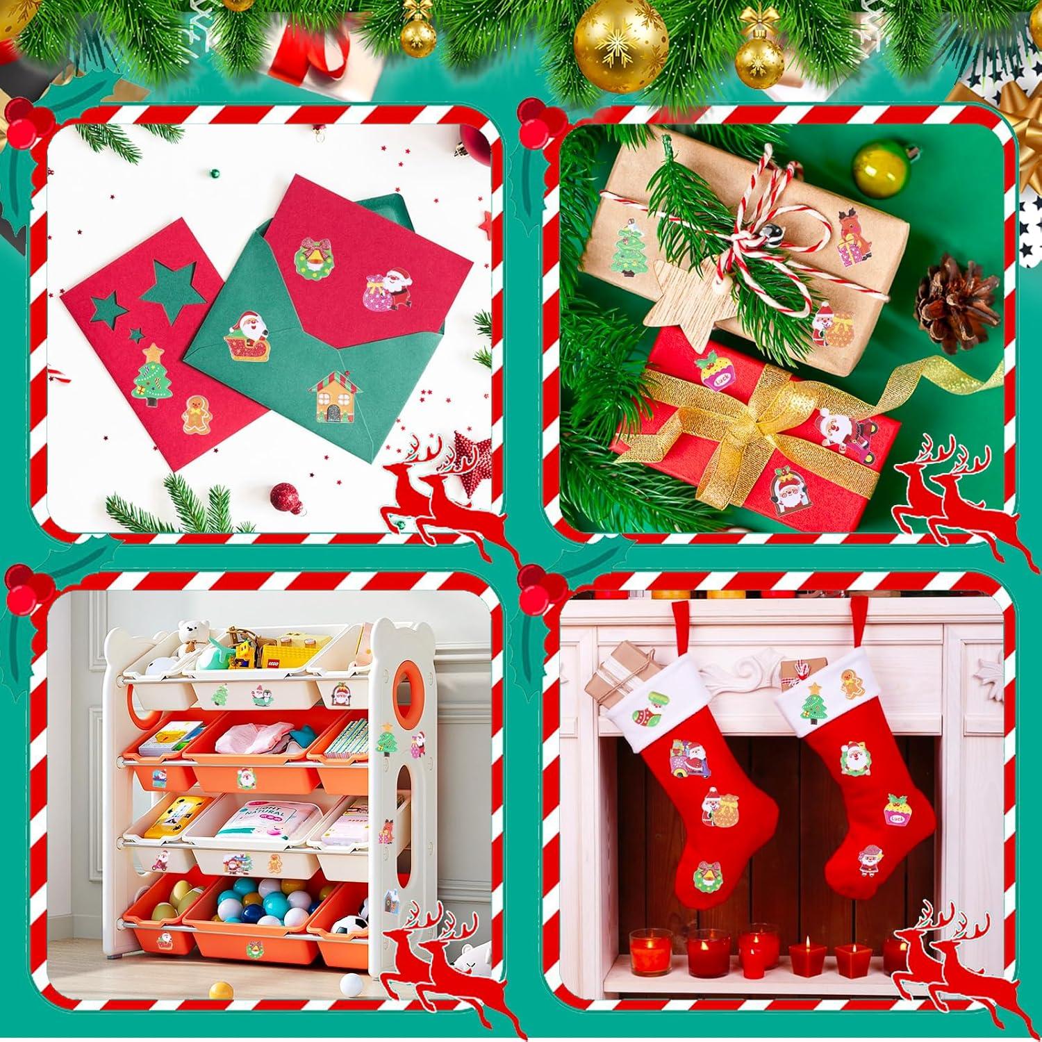 Pegatinas Esponjosas de Navidad SHANGRLA 3D - 8 Hojas Brillantes