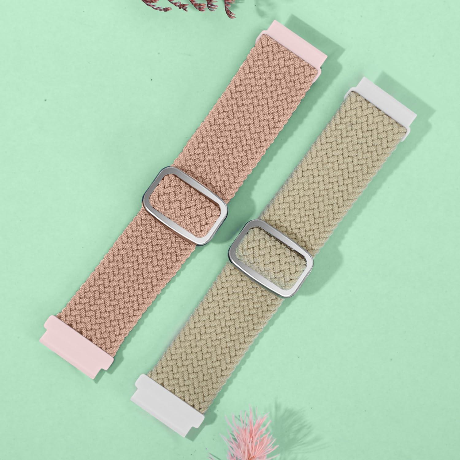 Paquete de 2 bandas trenzadas 18mm Relting - Nylon suave ajustable