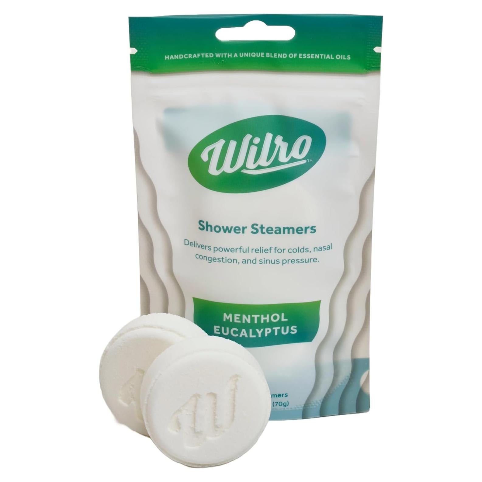 Vapor de Ducha Aromático Wilro Eucalipto Mentolado 3 Paquetes