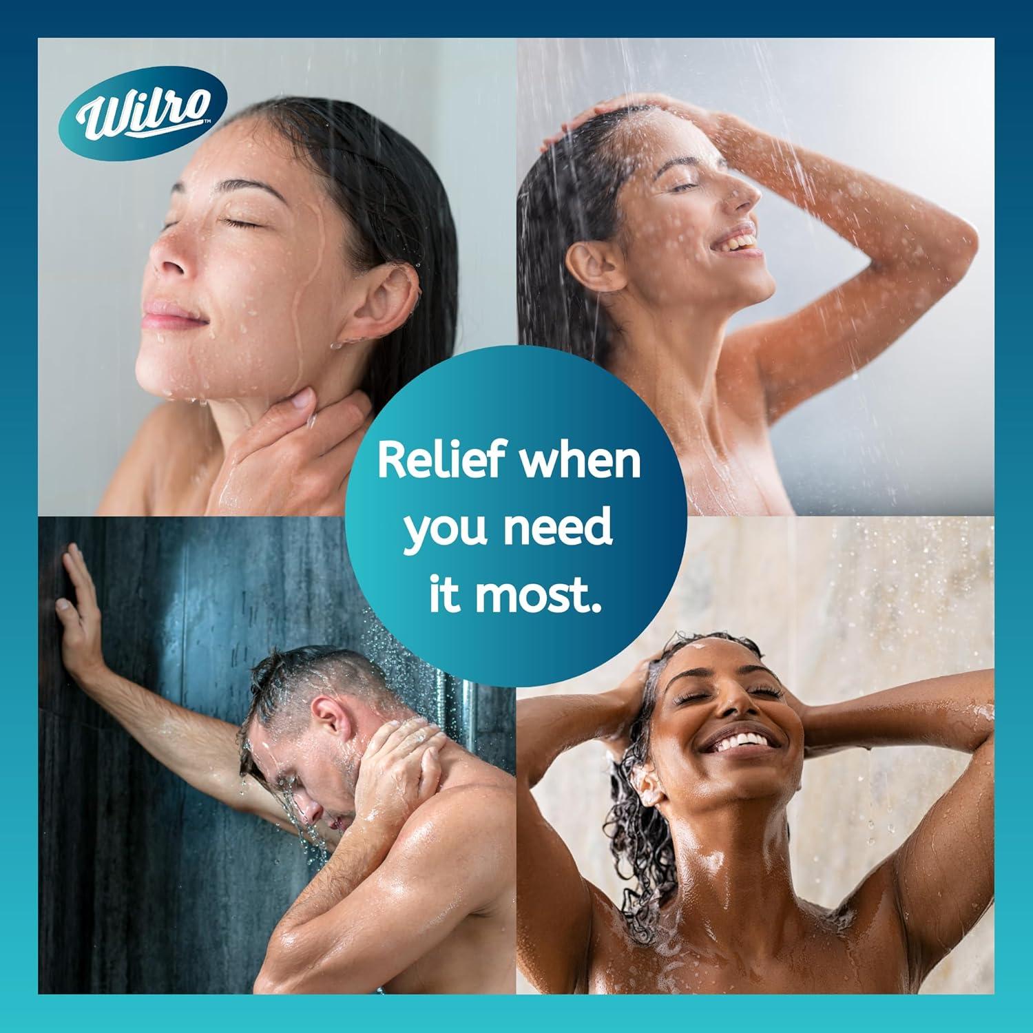 Vapor de Ducha Aromático Wilro Eucalipto Mentolado 3 Paquetes