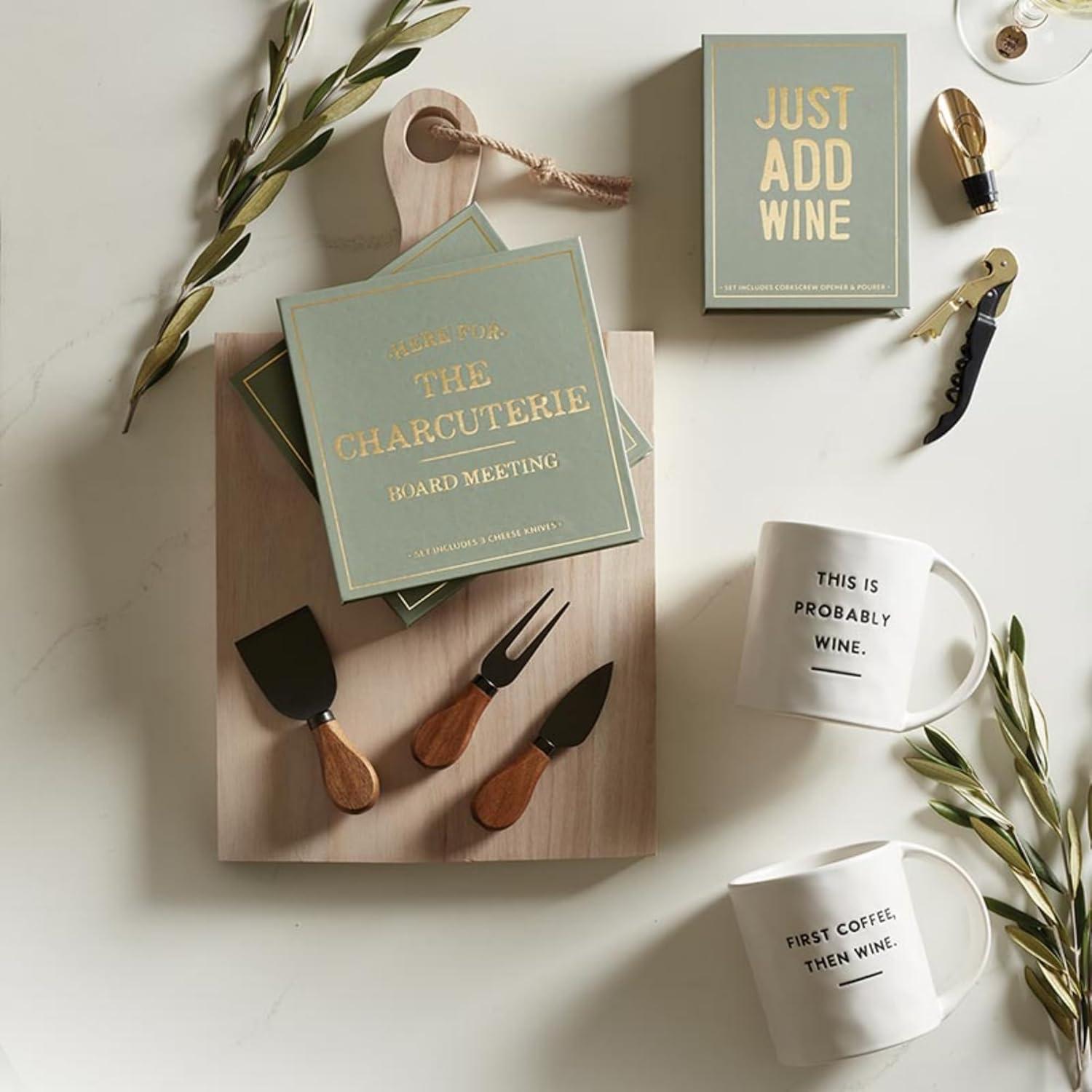 Juego de cuchillos para queso Santa Barbara - 3 piezas acero inoxidable