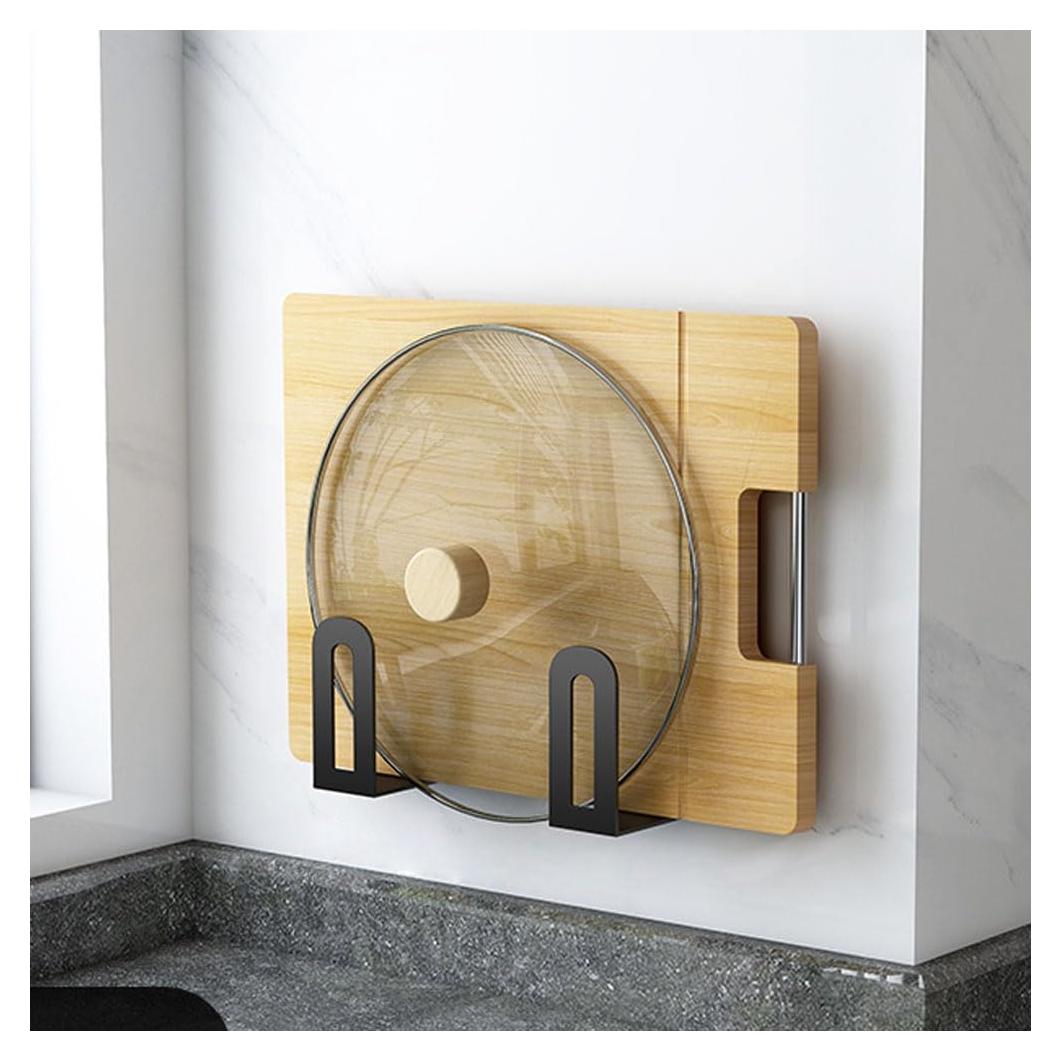 Soporte Organizador de Tapa de Olla Kaileyouxiangongsi Negro