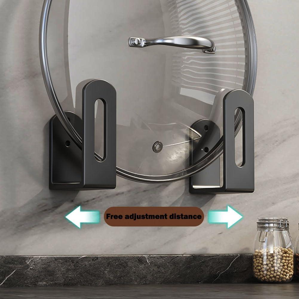Soporte Organizador de Tapa de Olla Kaileyouxiangongsi Negro