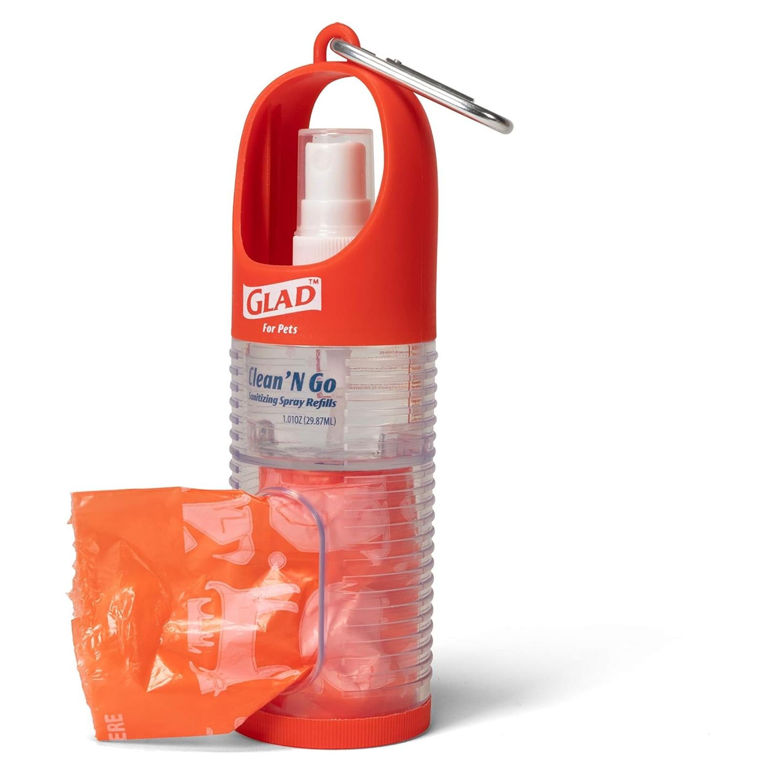 Dispensador de Bolsas de Desechos y Spray Desinfectante Glad for Pets