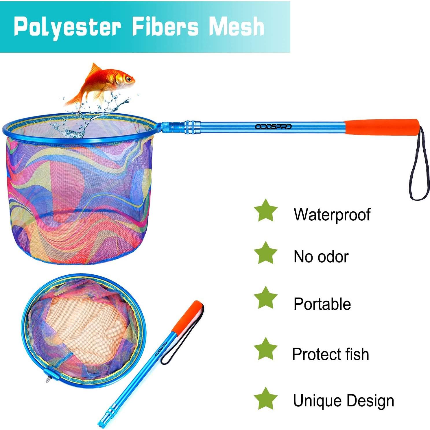 Red de Pesca Telescópica ODDSPRO para Niños 29 cm Profundidad