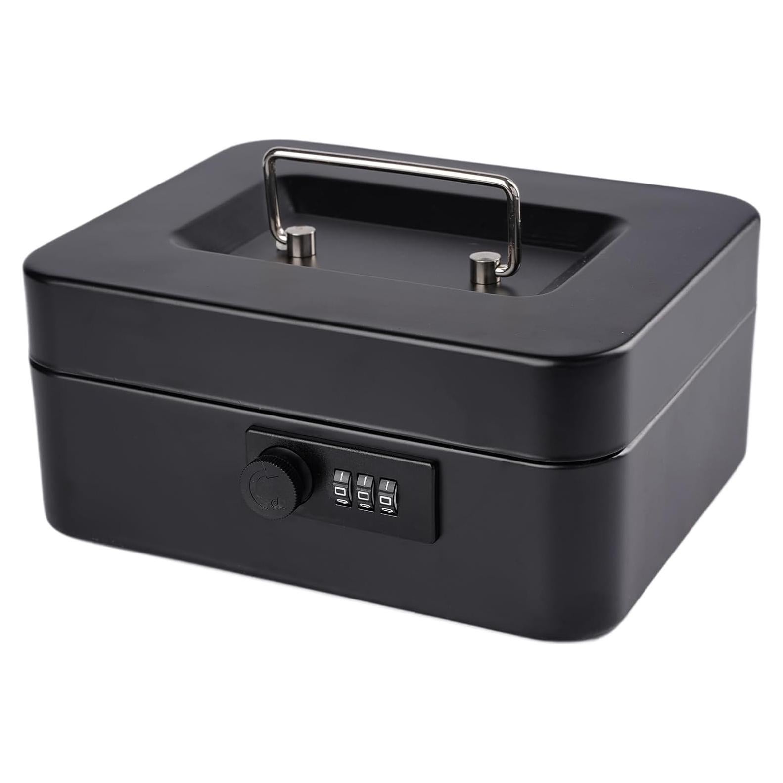 Caja de Dinero Goehiaul Mediana con Cerradura de Combinación 20x16x9cm