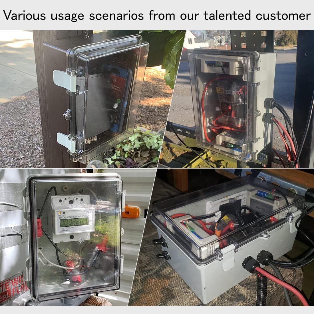 Caja de Conexiones IP65 HoHaing 150x100x70mm Plástico ABS