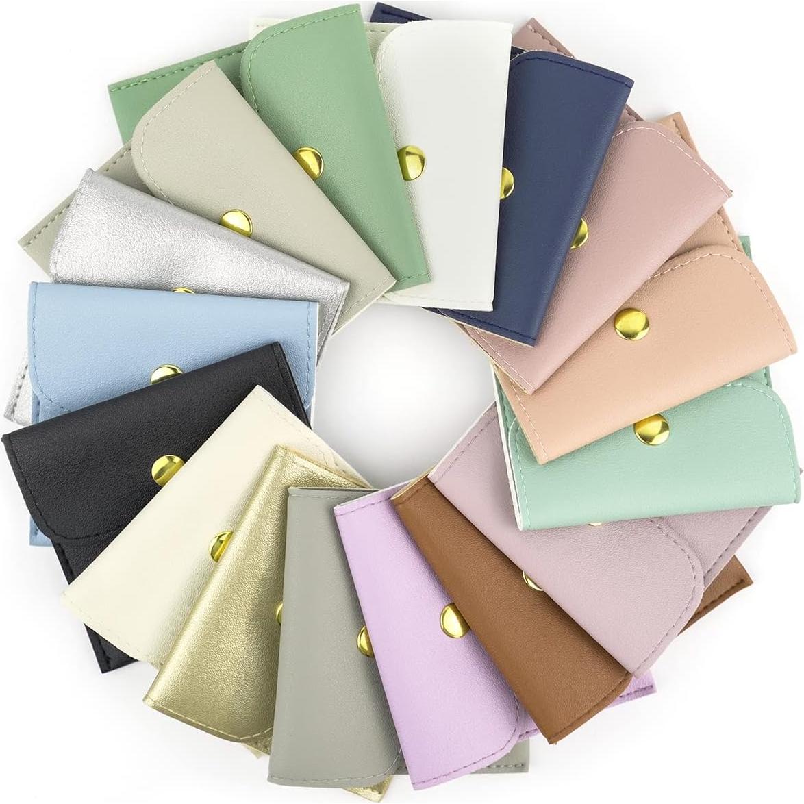 Bolsa de Joyería JIAFUJIN de Cuero Sintético Marrón