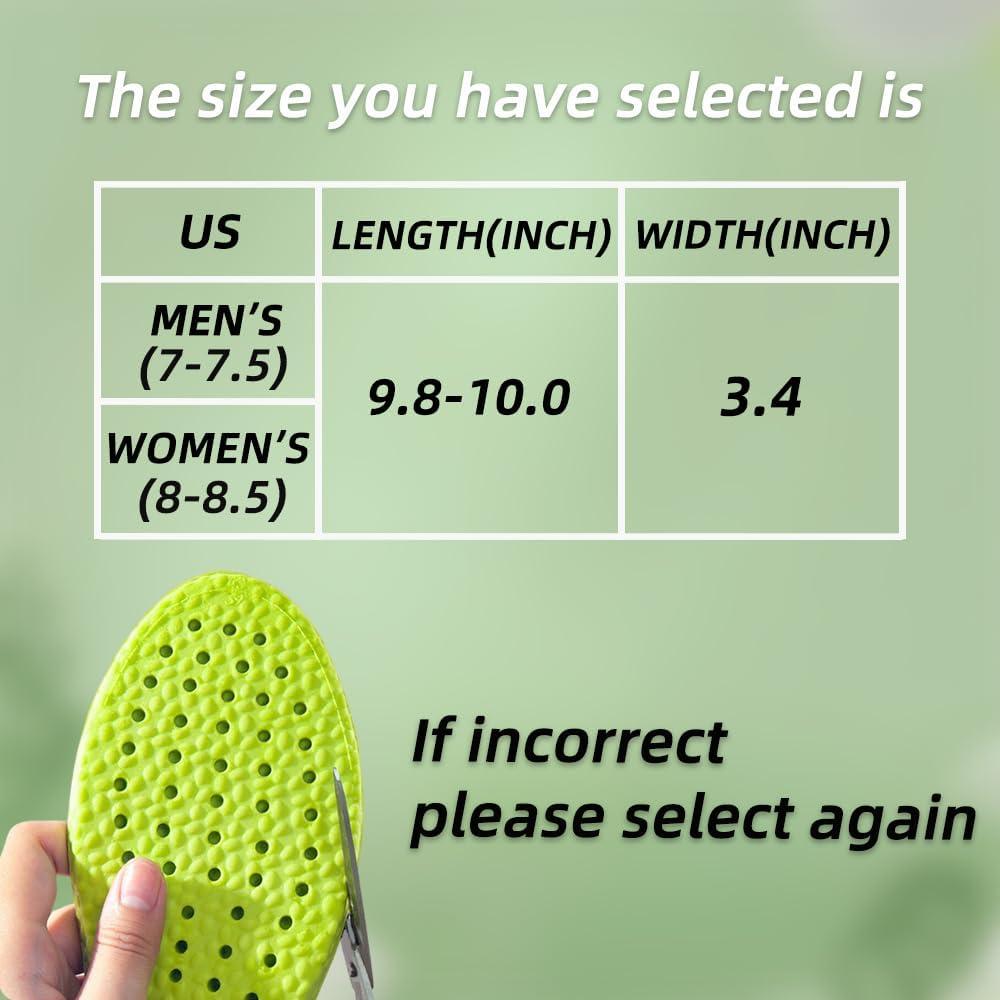 Plantillas de espuma viscoelástica DSYSC para hombres y mujeres