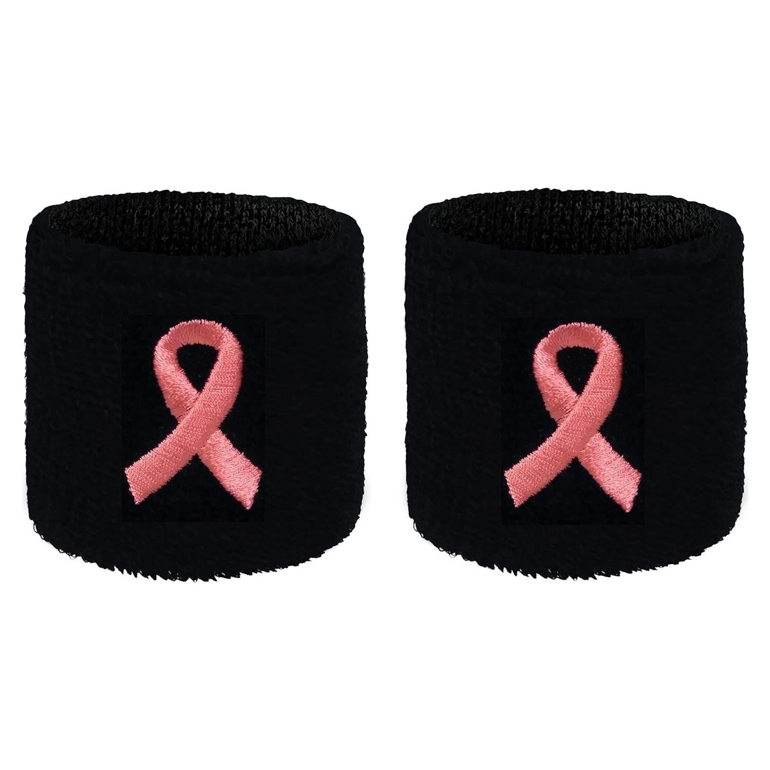 Pulsera de concienciación sobre el cáncer Couver 2.5" Rosa