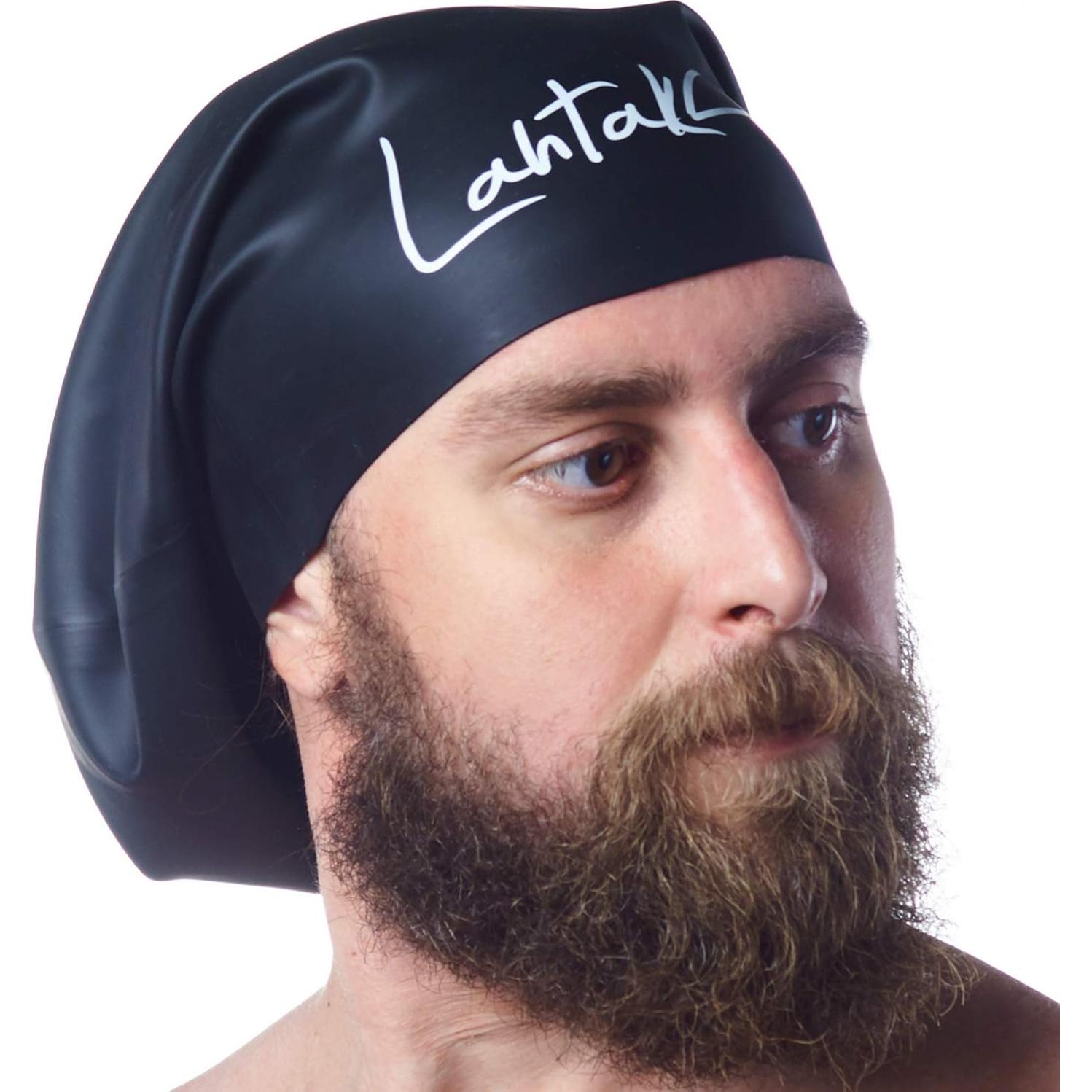 Gorro de natación Lahtak XXL para cabello largo y trenzas
